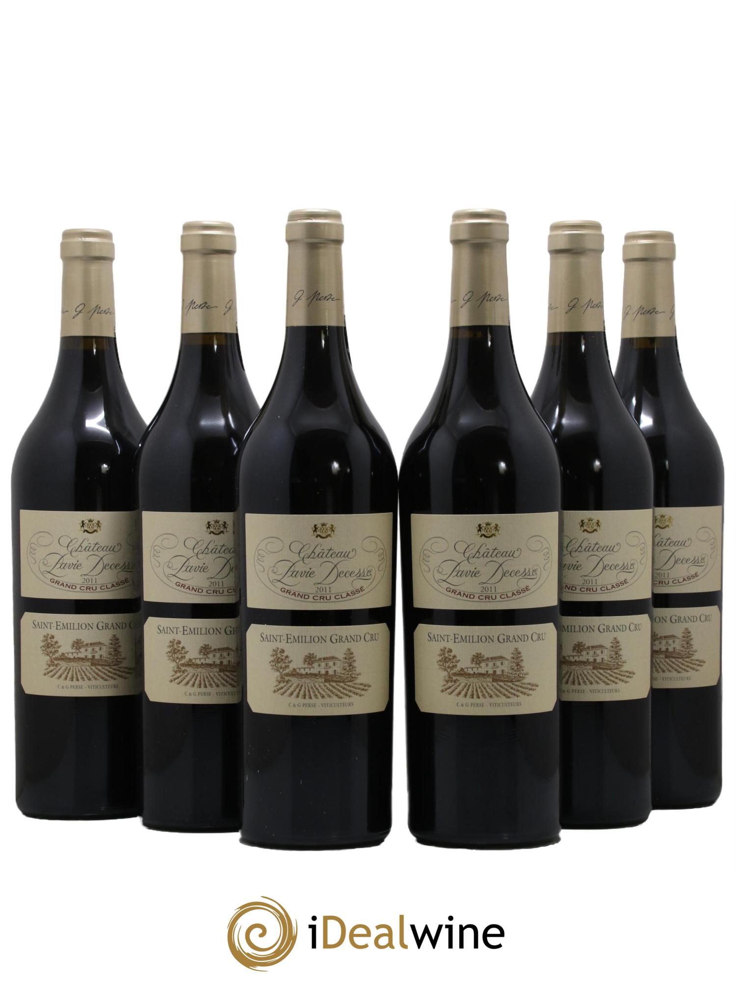 Château Pavie Decesse Grand Cru Classé 2011 - Lot of 6 bottles - 0