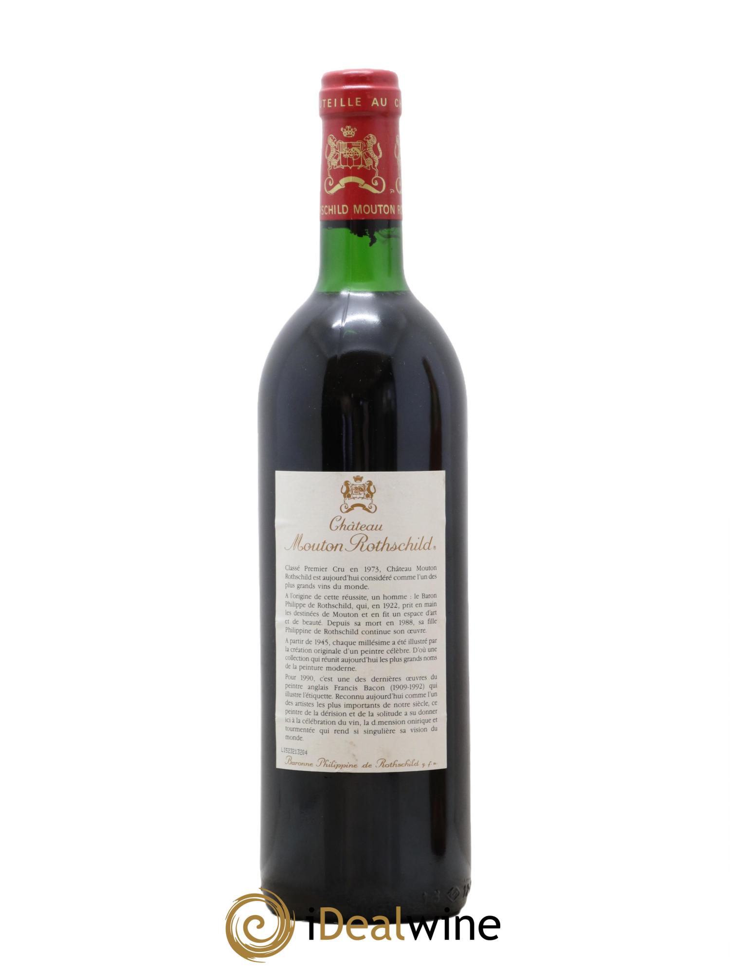 Château Mouton Rothschild 1er Grand Cru Classé 1990 - Posten von 1 Flasche - 1