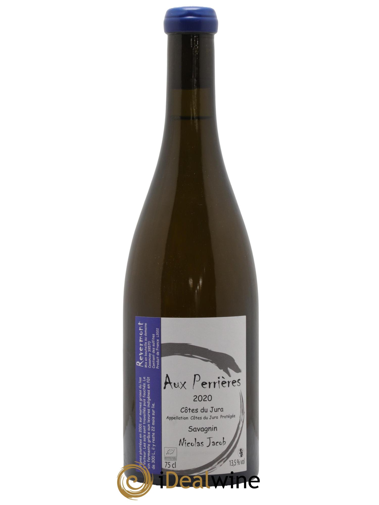 Côtes du Jura Savagnin Aux Perrières Nicolas Jacob 2020 - Posten von 1 Flasche - 0