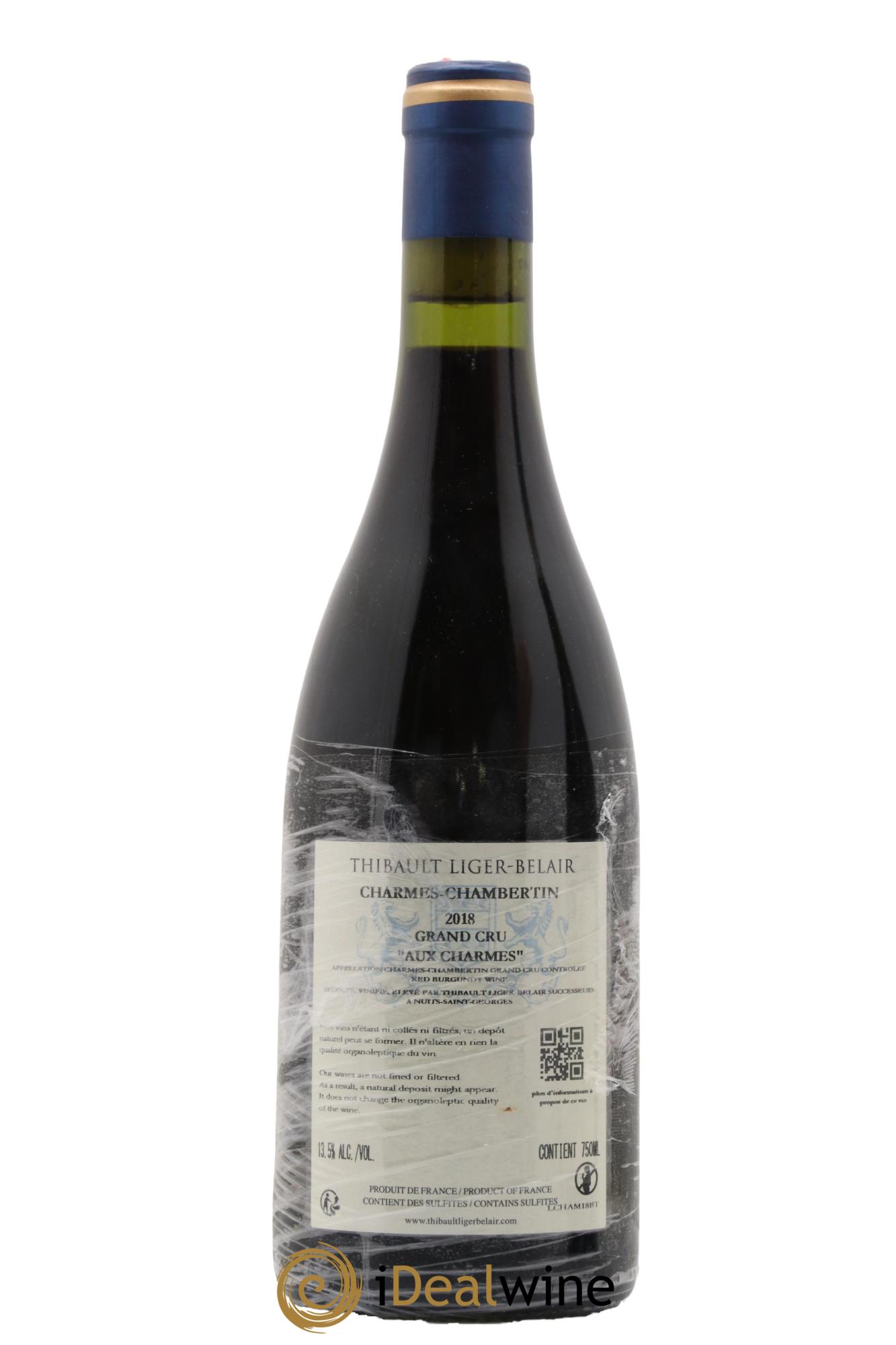 Charmes-Chambertin Grand Cru Aux Charmes Thibault Liger-Belair Successeurs 2018 - Lotto di 1 bottiglia - 1