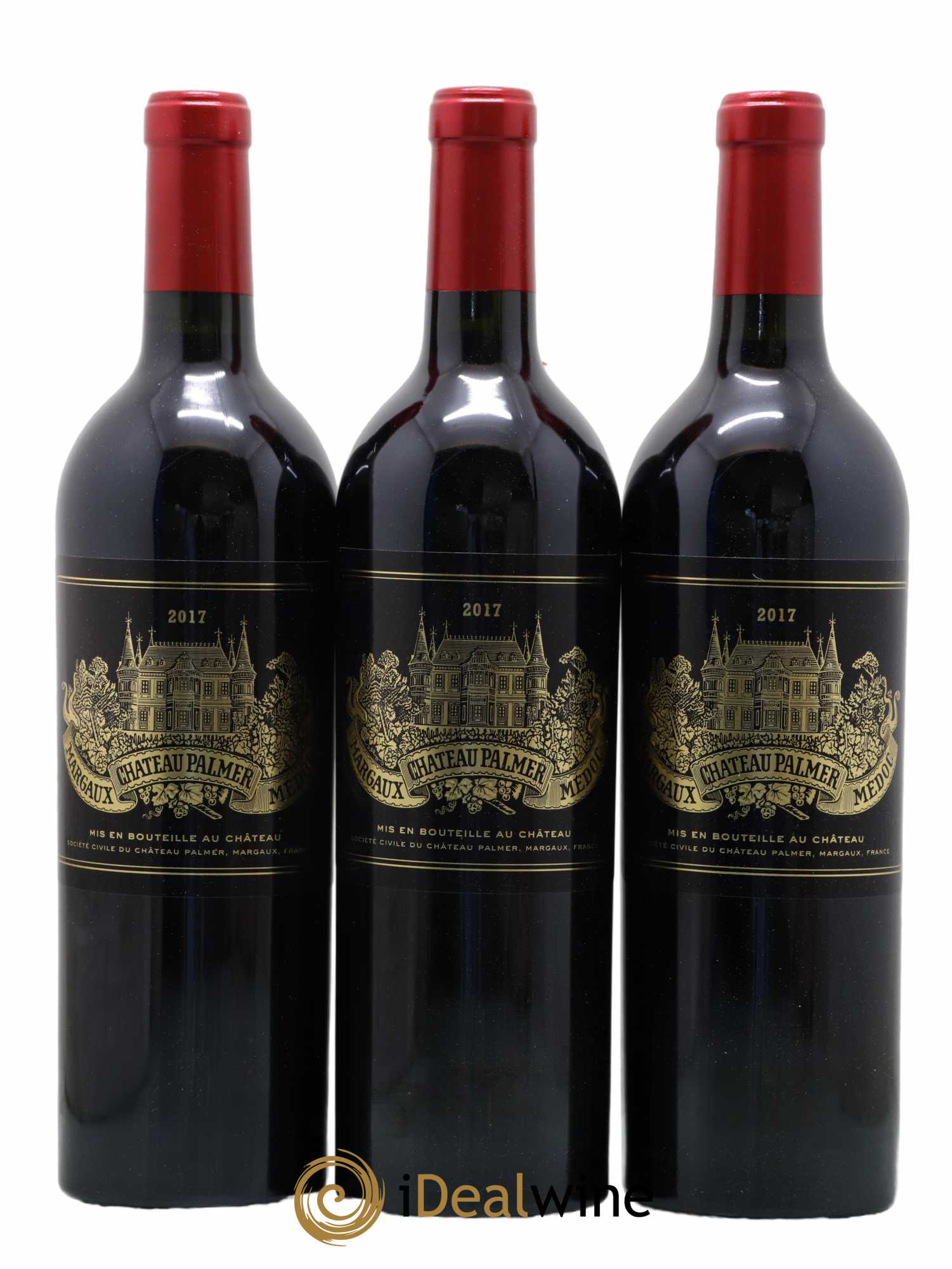 Château Palmer 3ème Grand Cru Classé 2017 - Lot de 3 bouteilles - 0