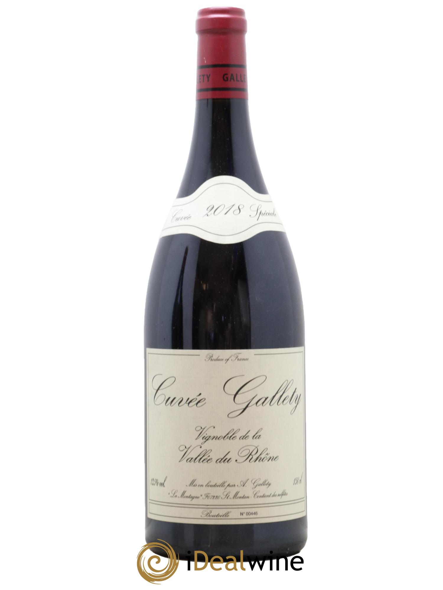 Côtes du Vivarais Gallety (Domaine) Cuvée Spéciale 2018 - Lotto di 1 magnum - 0