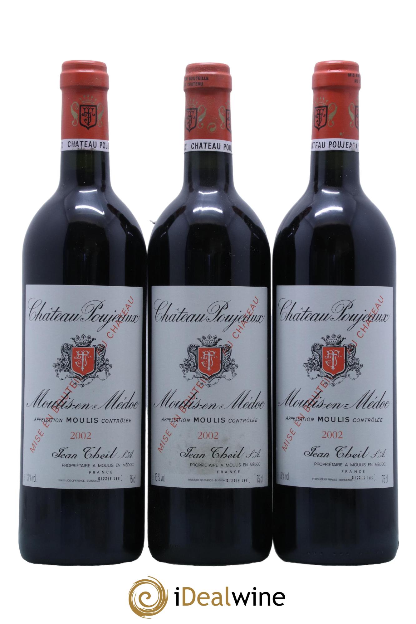 Château Poujeaux  2002 - Posten von 12 Flaschen - 4