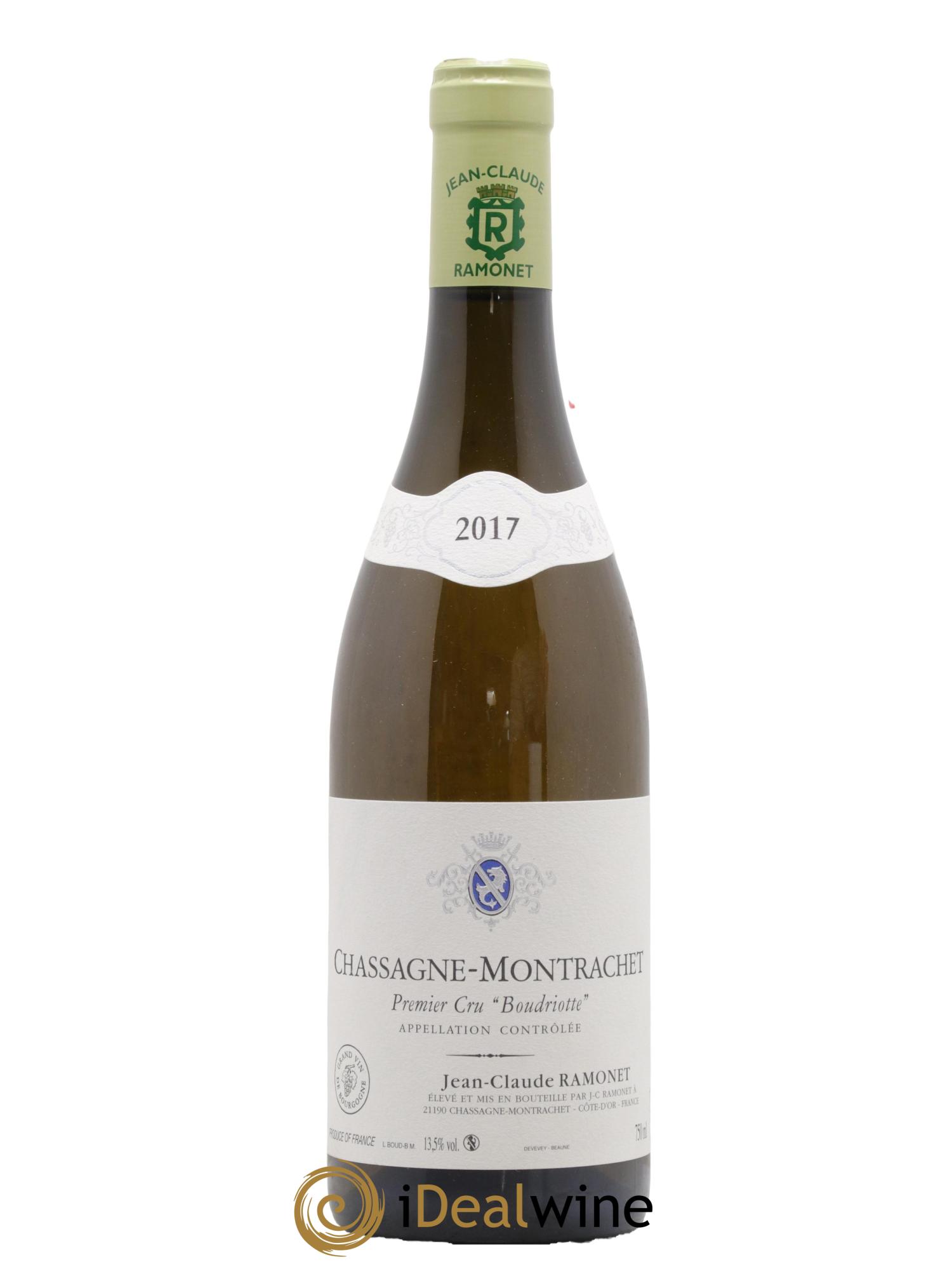 Chassagne-Montrachet 1er Cru Boudriotte Ramonet (Domaine) 2017 - Posten von 1 Flasche - 0