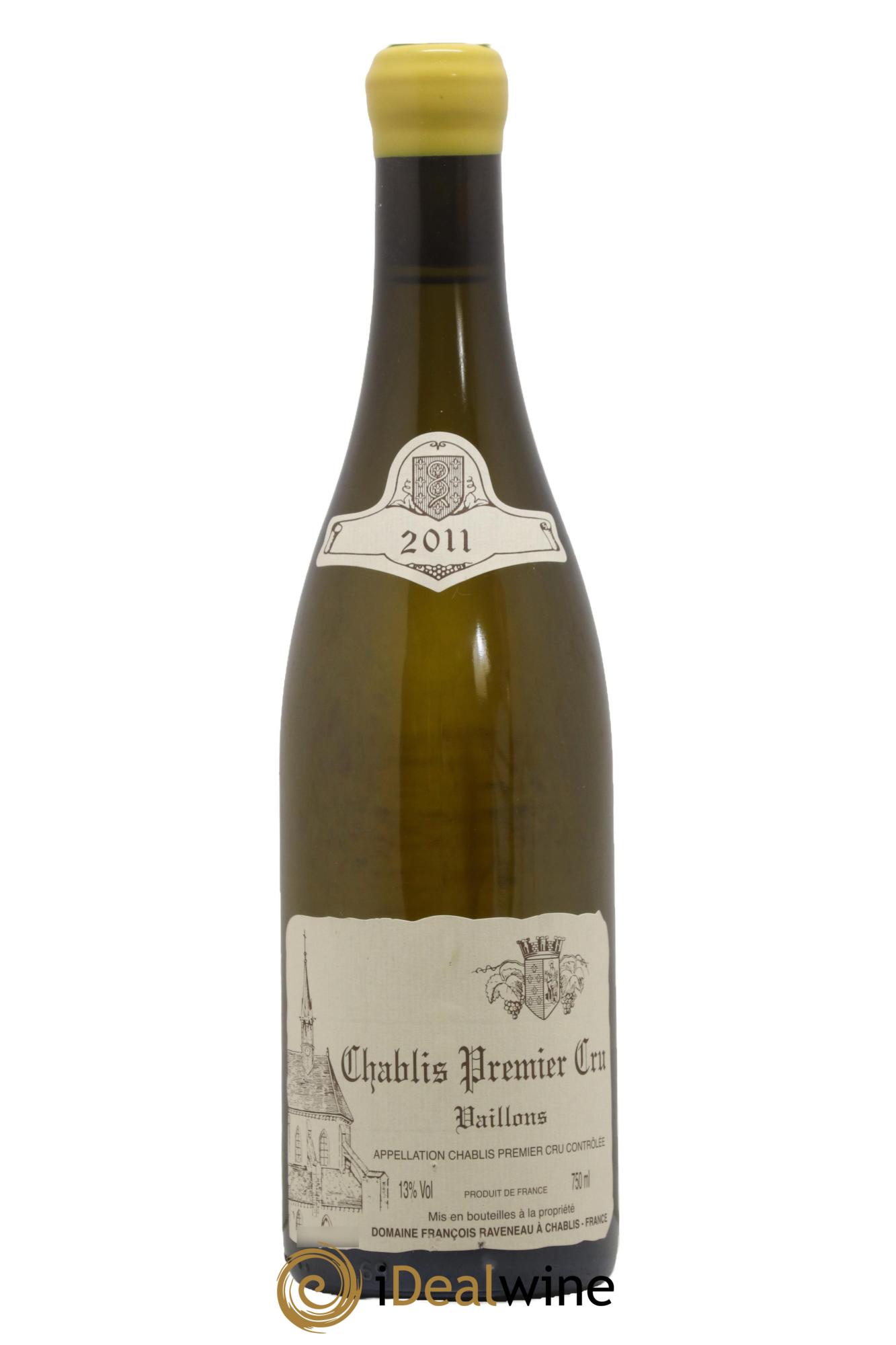 Chablis 1er Cru Vaillons Raveneau (Domaine) 2011 - Lot de 1 bouteille - 0