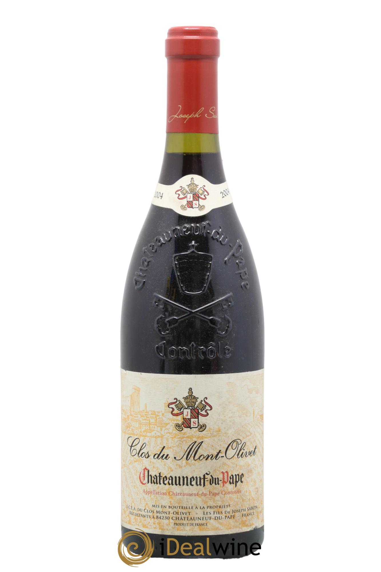 Châteauneuf-du-Pape Clos du Mont-Olivet Famille Sabon 2004 - Lotto di 1 bottiglia - 0