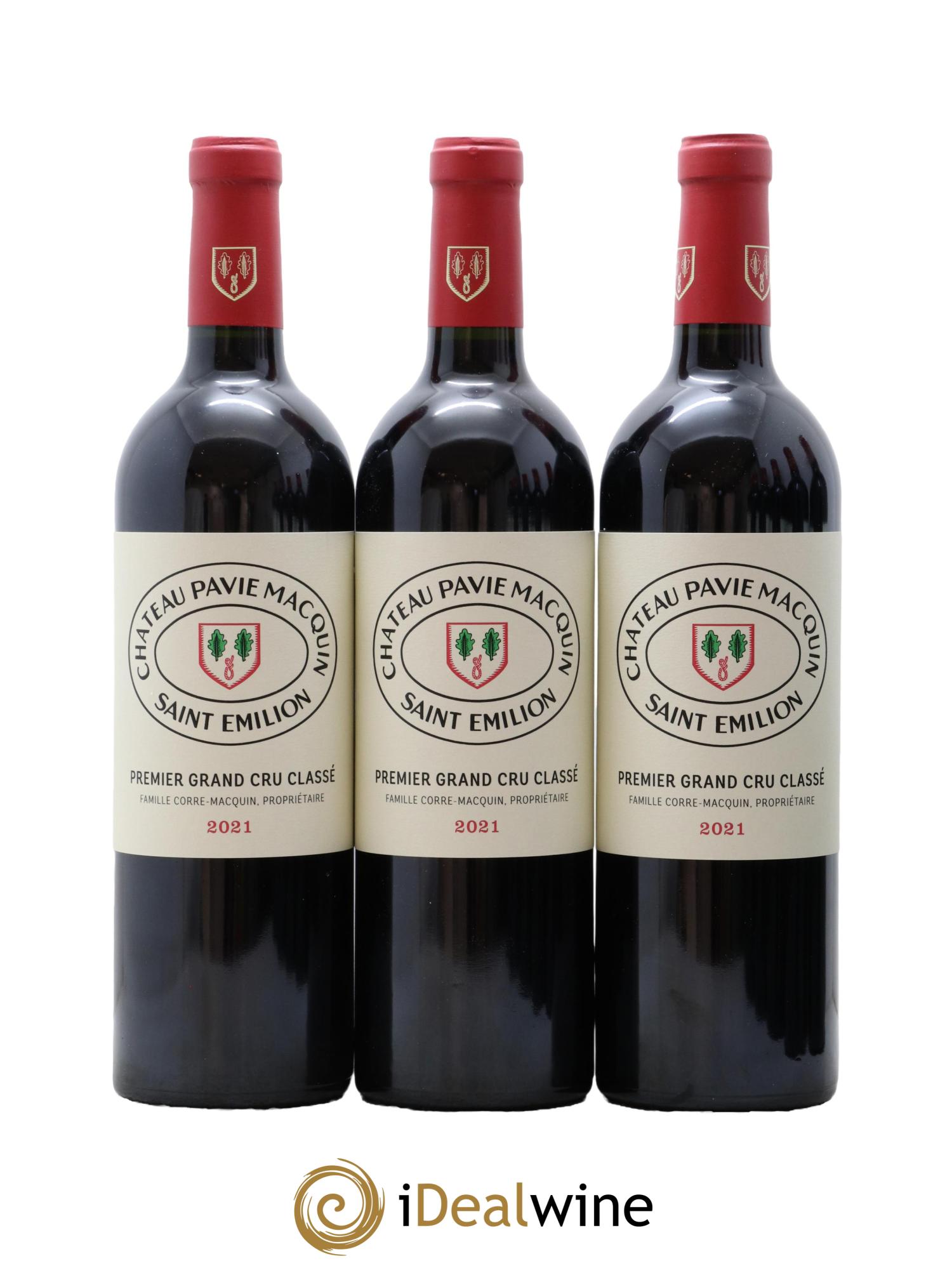 Château Pavie Macquin 1er Grand Cru Classé B 2021 - Lotto di 12 bottiglie - 2