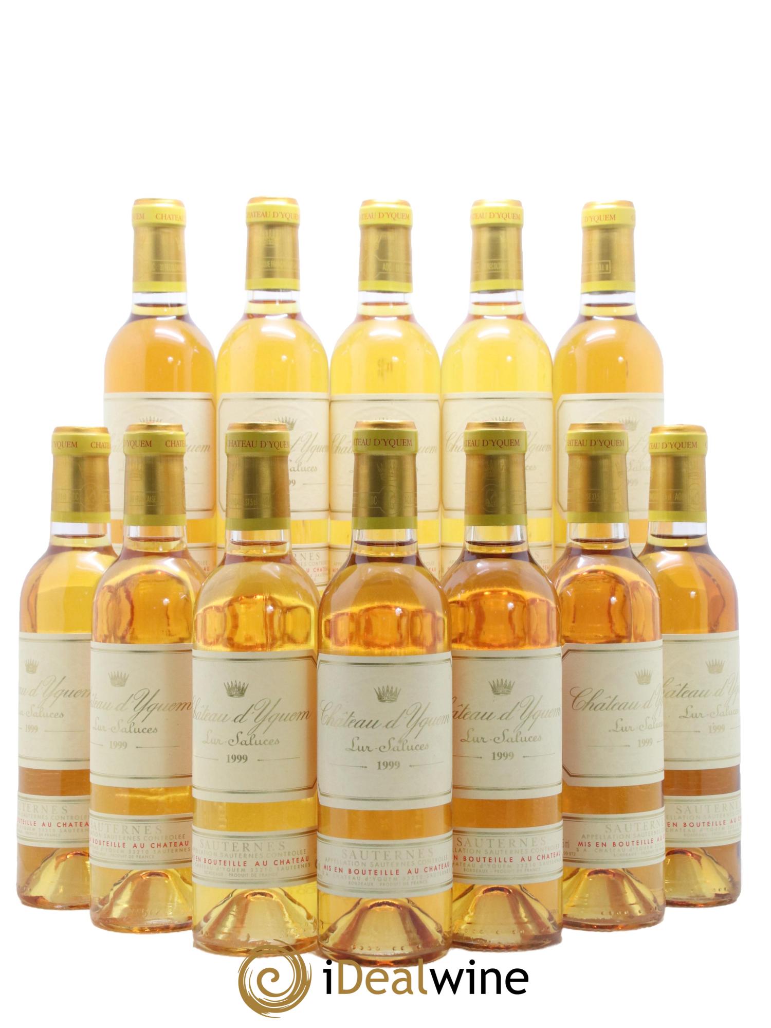 Château d' Yquem 1er Cru Classé Supérieur 1999 - Lotto di 12 mezze bottiglie - 0