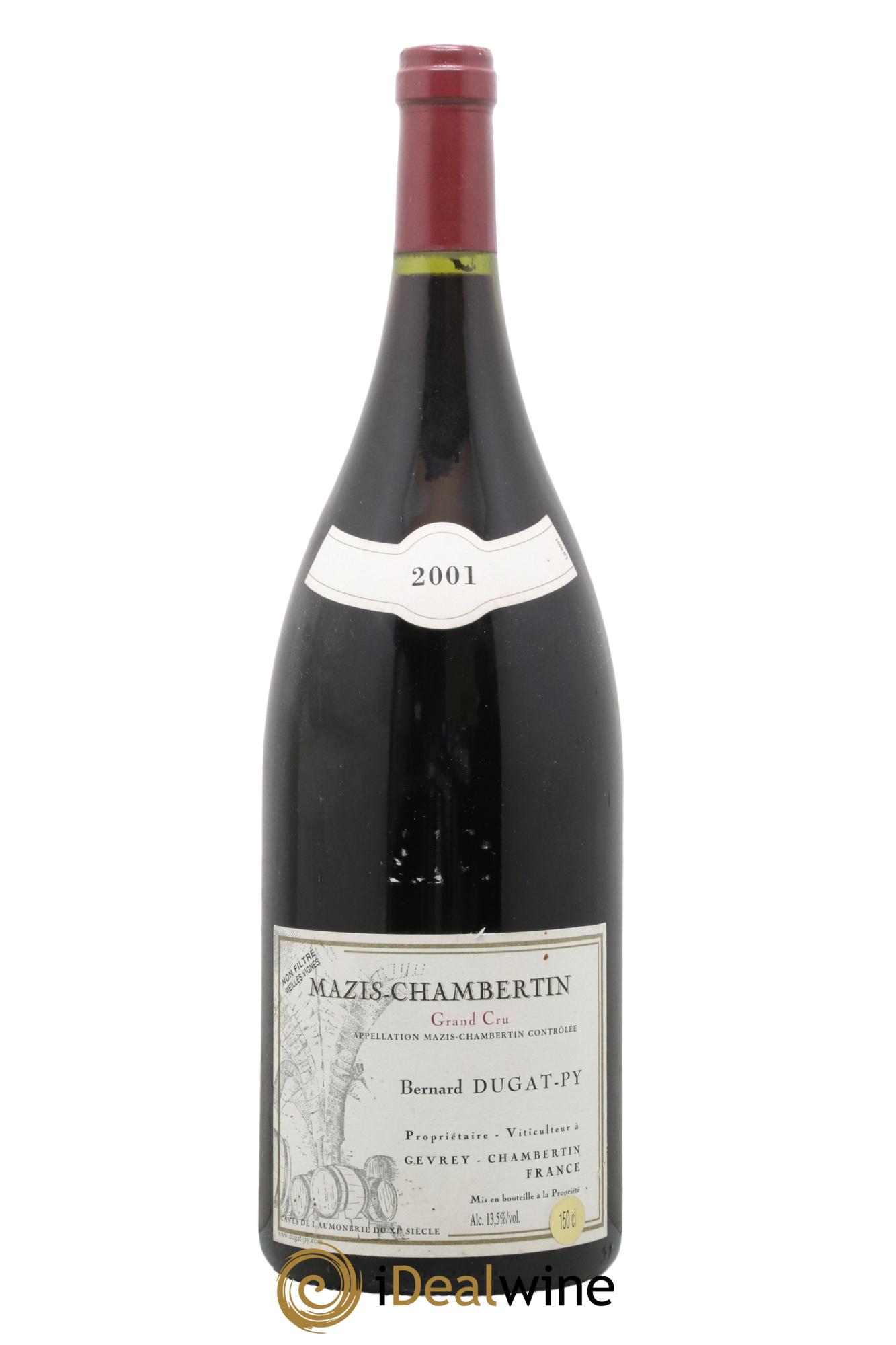 Mazis-Chambertin Grand Cru Vieilles Vignes Dugat-Py 2001 - Lot of 1 magnum - 0