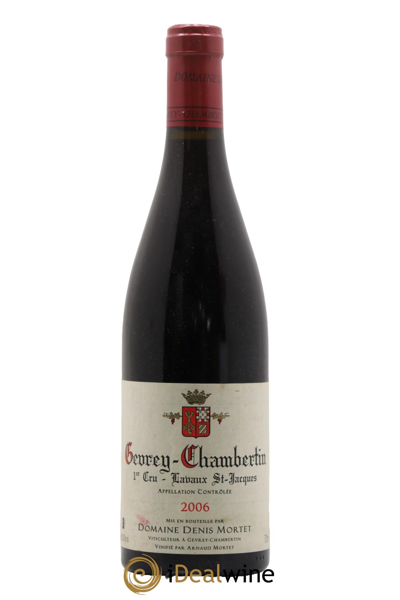 Gevrey-Chambertin 1er Cru Lavaux Saint Jacques Denis Mortet (Domaine)  2006 - Lot de 1 bouteille - 0