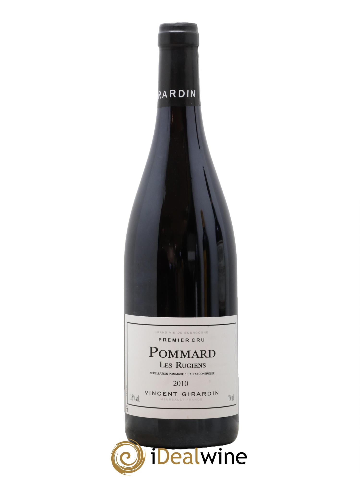 Pommard 1er Cru Les Rugiens Vincent Girardin 2010 - Lot de 1 bouteille - 0