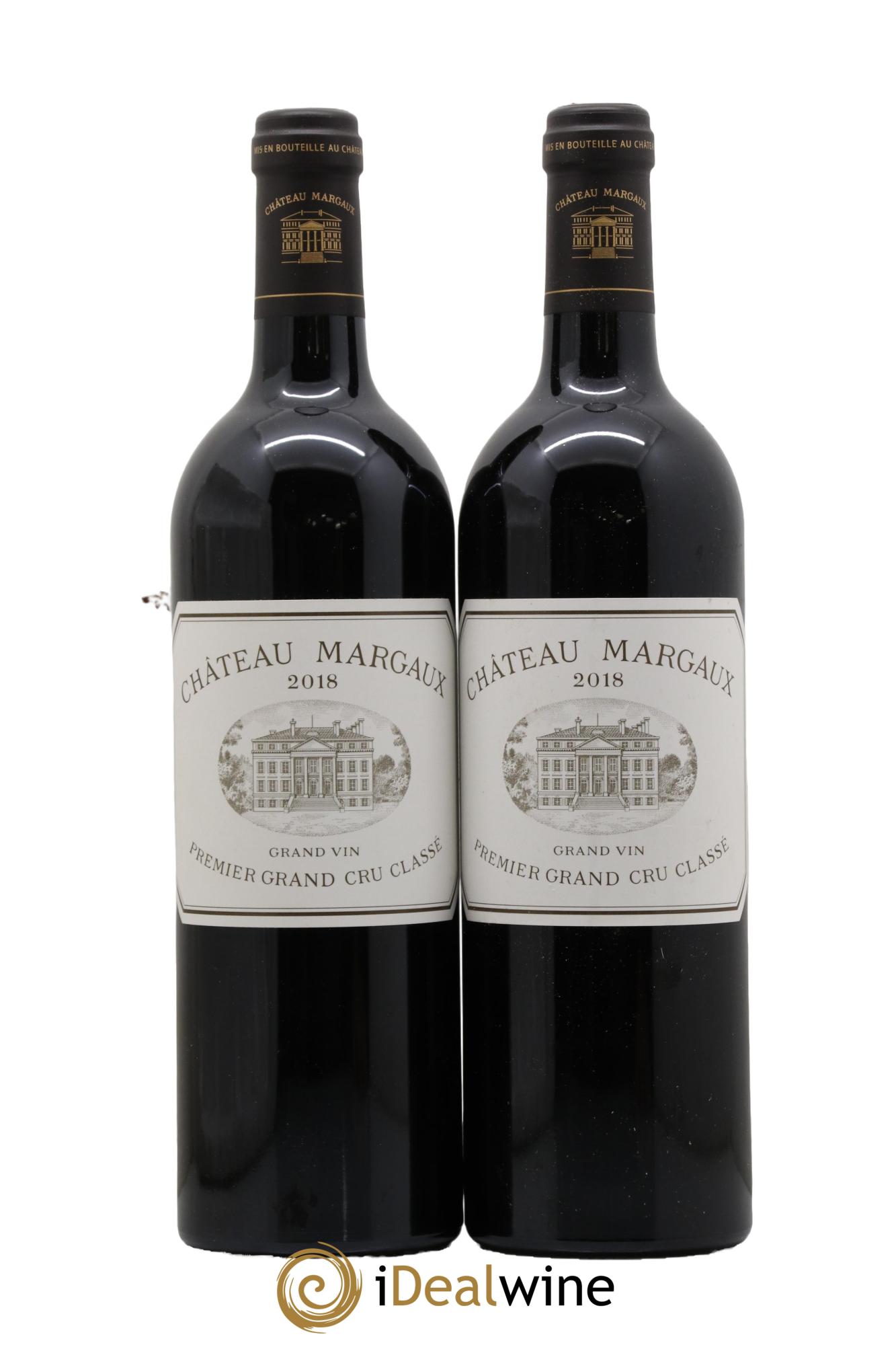 Château Margaux 1er Grand Cru Classé 2018 - Lot de 2 bouteilles - 0