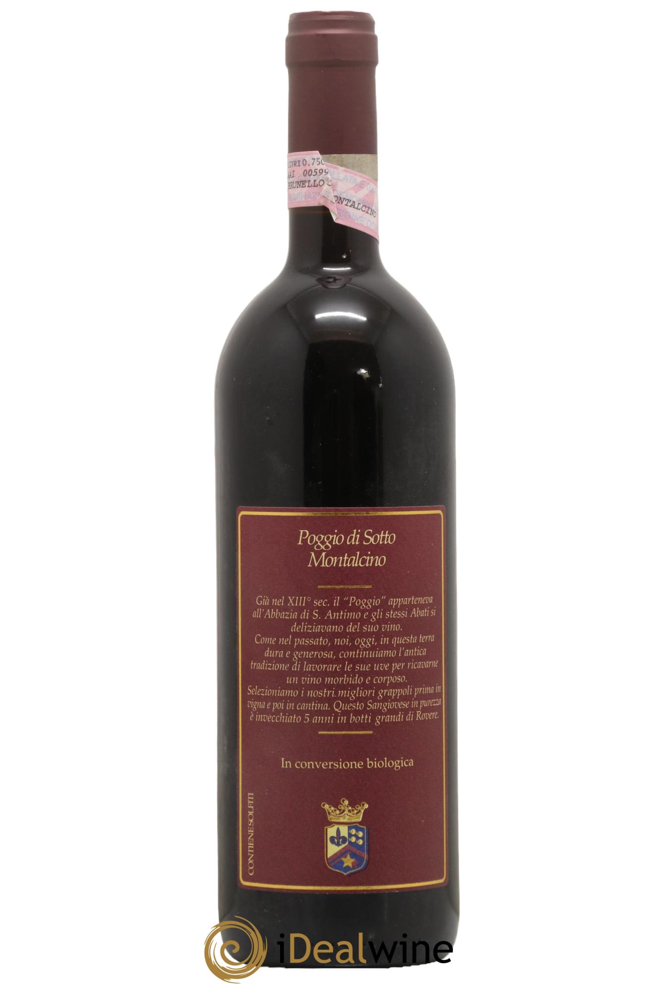 Brunello di Montalcino DOCG Poggio di Sotto 2004 - Lotto di 1 bottiglia - 1