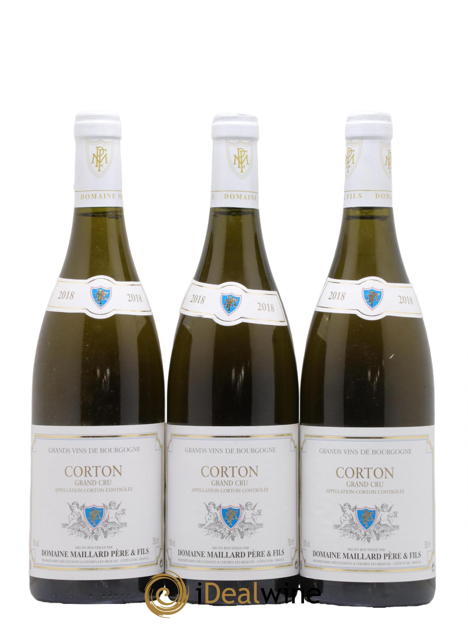 Corton Grand Cru Maillard et Fils (Domaine)  2018 - Posten von 3 Flaschen - 0