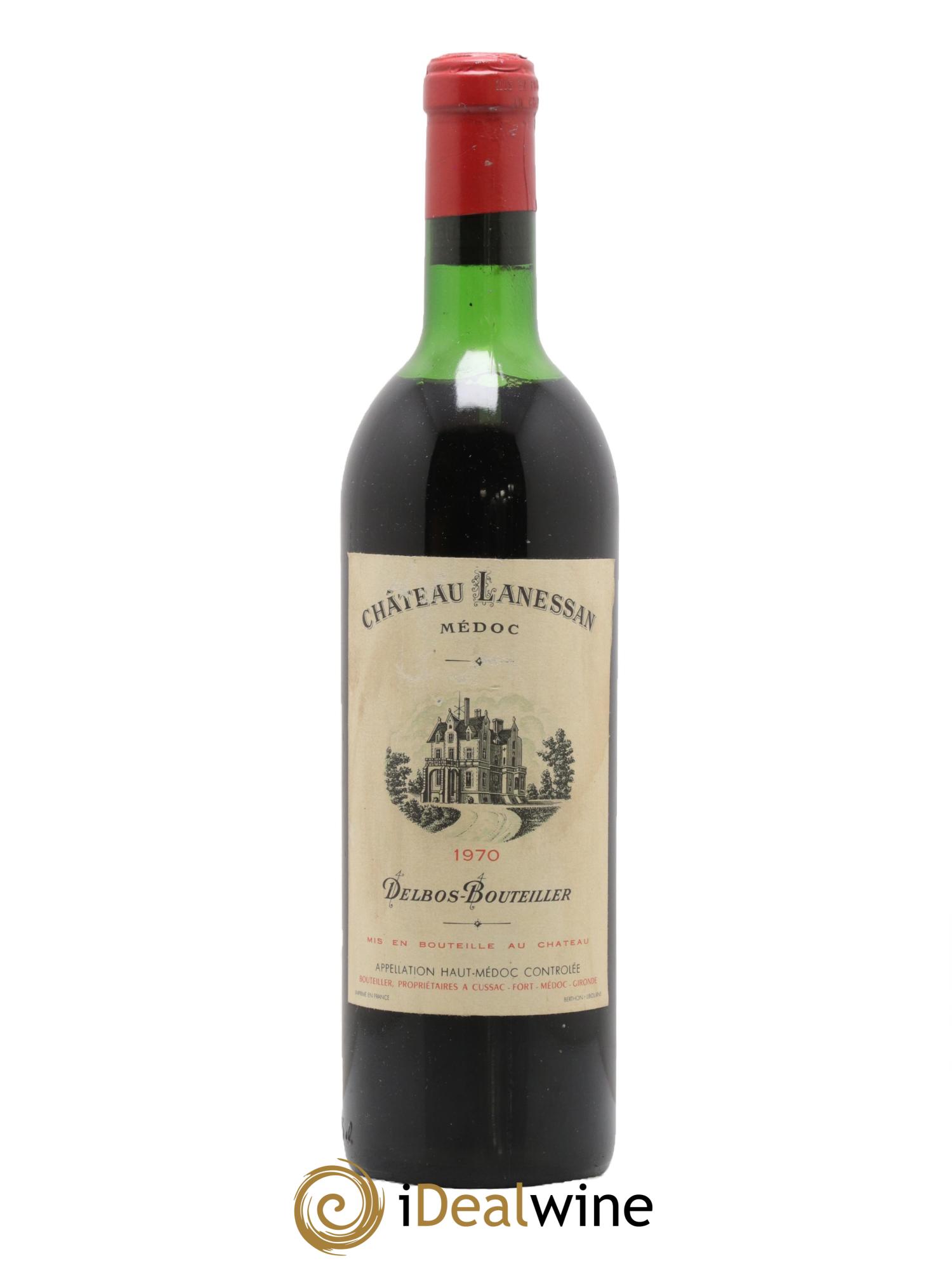 Château Lanessan Cru Bourgeois 1970 - Lot de 1 bouteille - 0