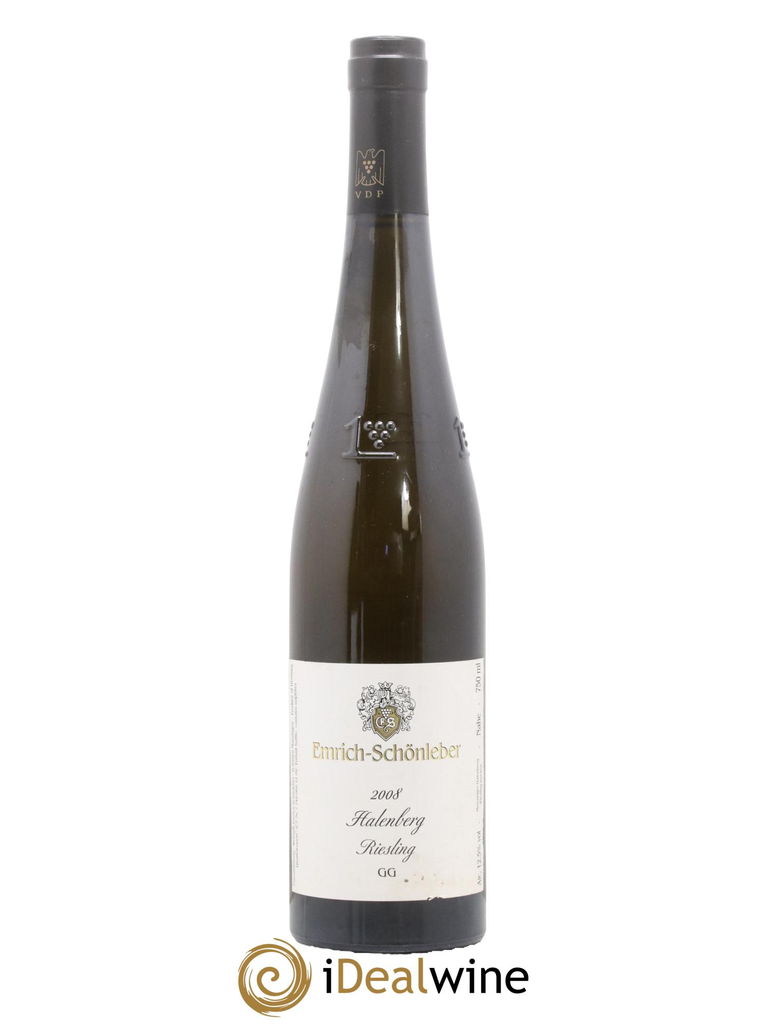 Allemagne Nahe Halenberg GG Emrich-Schönleber 2008 - Lot de 1 bouteille - 0