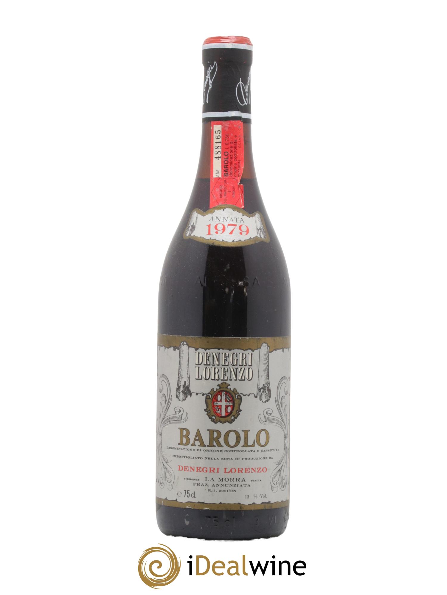 Barolo DOCG Denegri 1979 - Lot of 1 bottle - 0