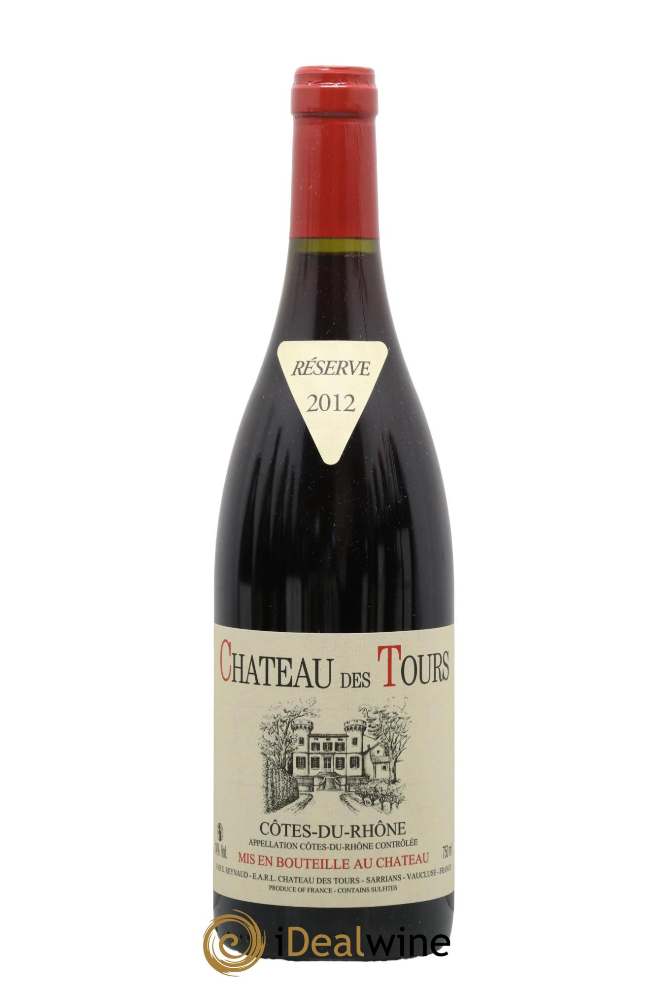 Côtes du Rhône Château des Tours Emmanuel Reynaud 2012 - Lotto di 1 bottiglia - 0