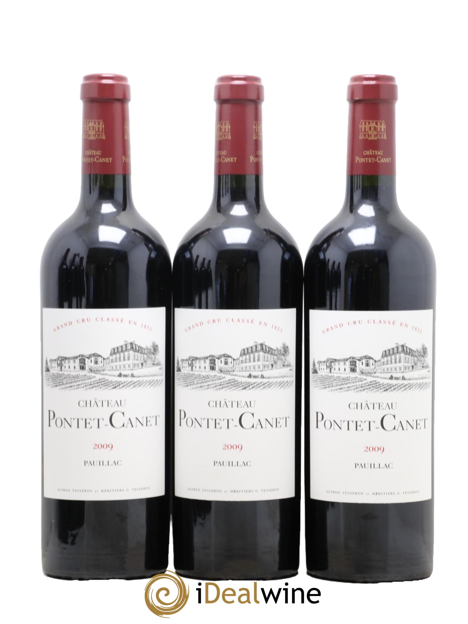 Château Pontet Canet 5ème Grand Cru Classé 2009 - Lotto di 6 bottiglie - 1