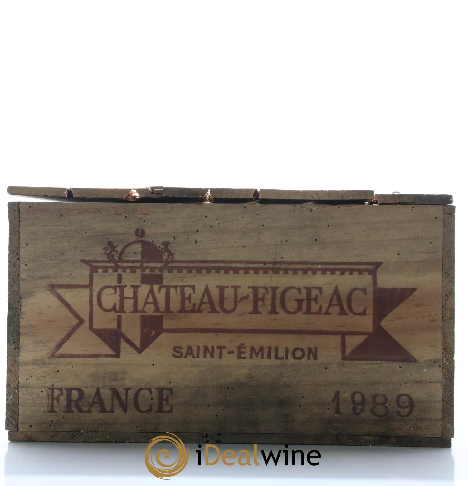 Château Figeac 1er Grand Cru Classé A 1989 - Lot of 12 bottles - 1