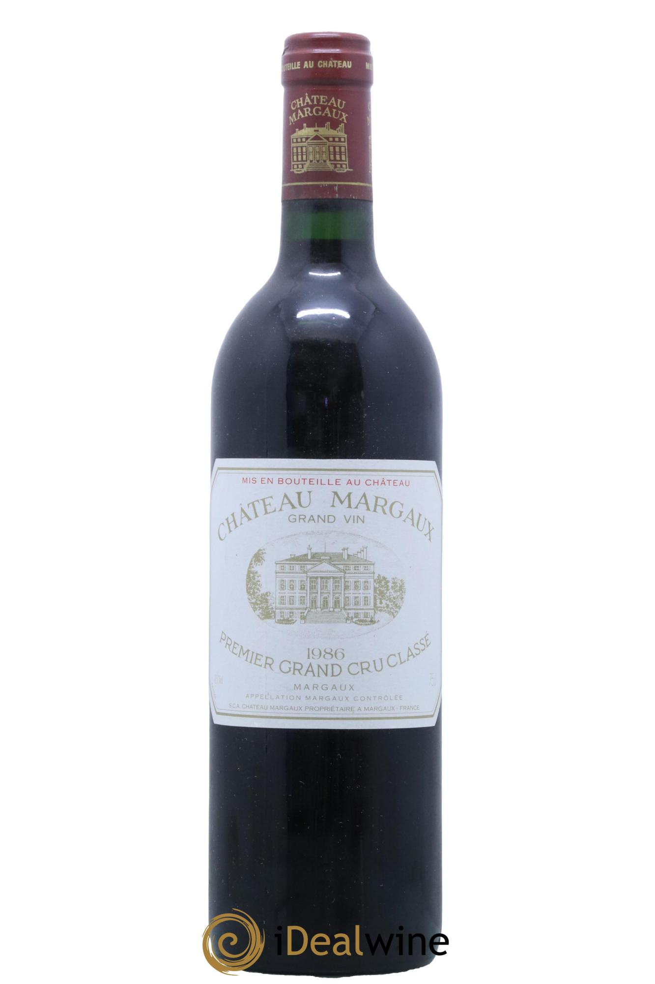 Château Margaux 1er Grand Cru Classé 1986 - Lot de 1 bouteille - 0