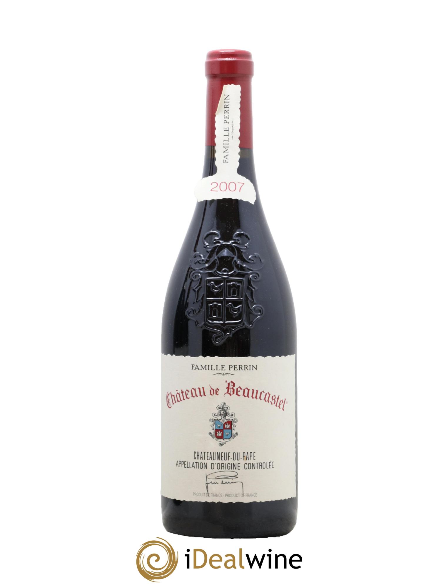 Châteauneuf-du-Pape Château de Beaucastel Famille Perrin 2007 - Lot de 1 bouteille - 0