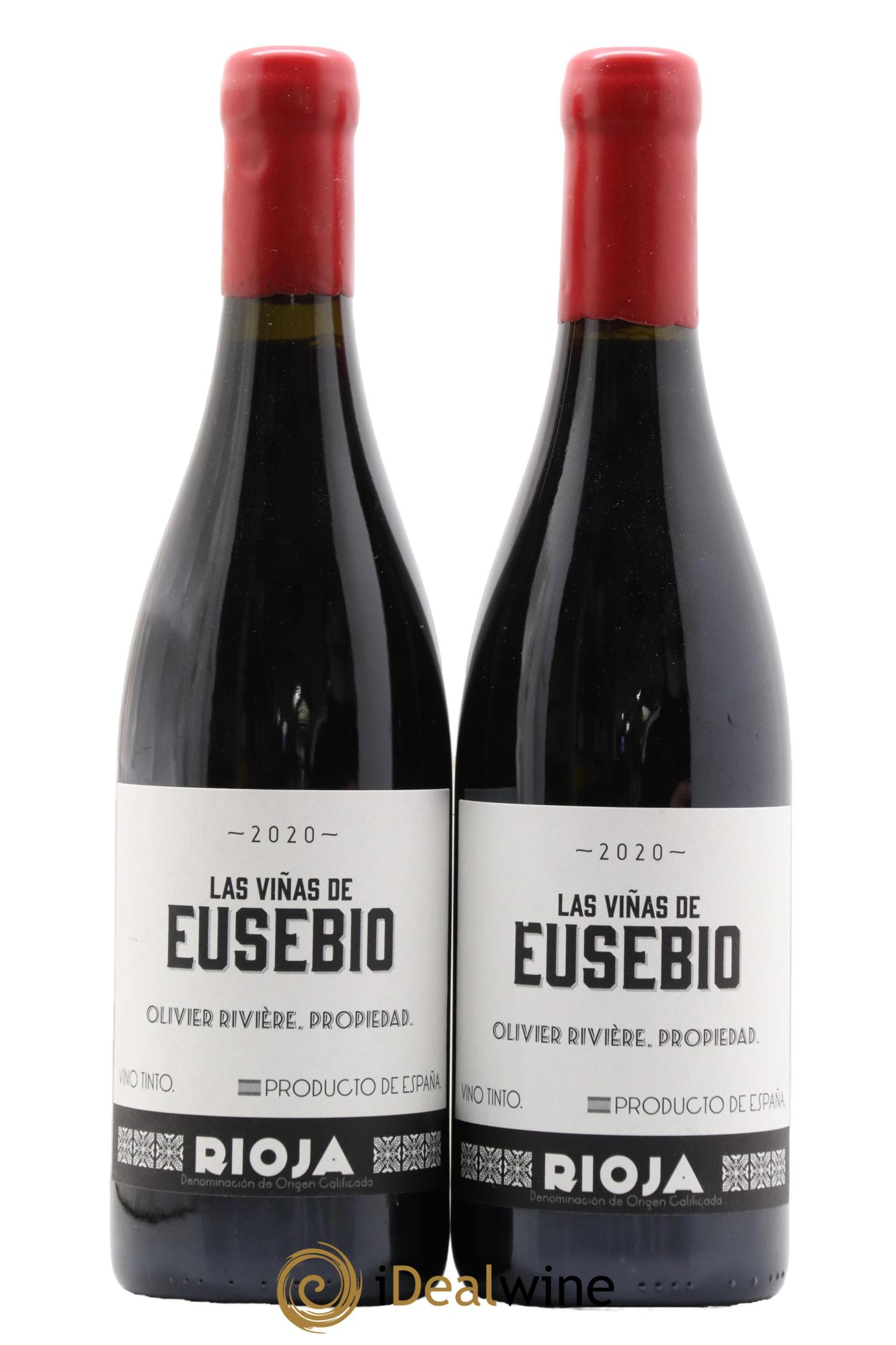 Rioja DOCA Las Vinas De Eusebio Olivier Rivière 2020 - Lot de 2 bouteilles - 0