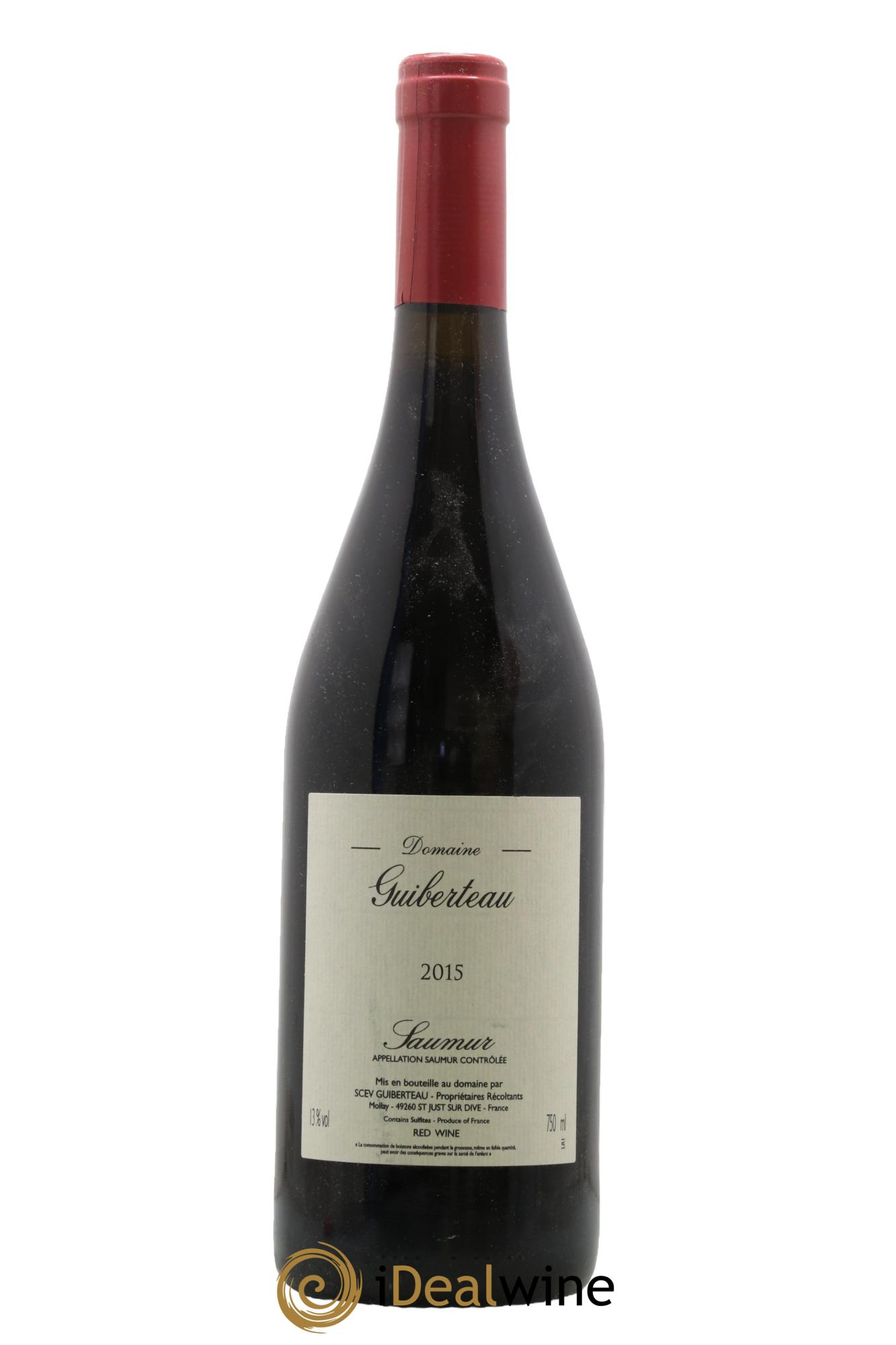 Saumur Domaine Guiberteau 2015 - Posten von 1 Flasche - 0