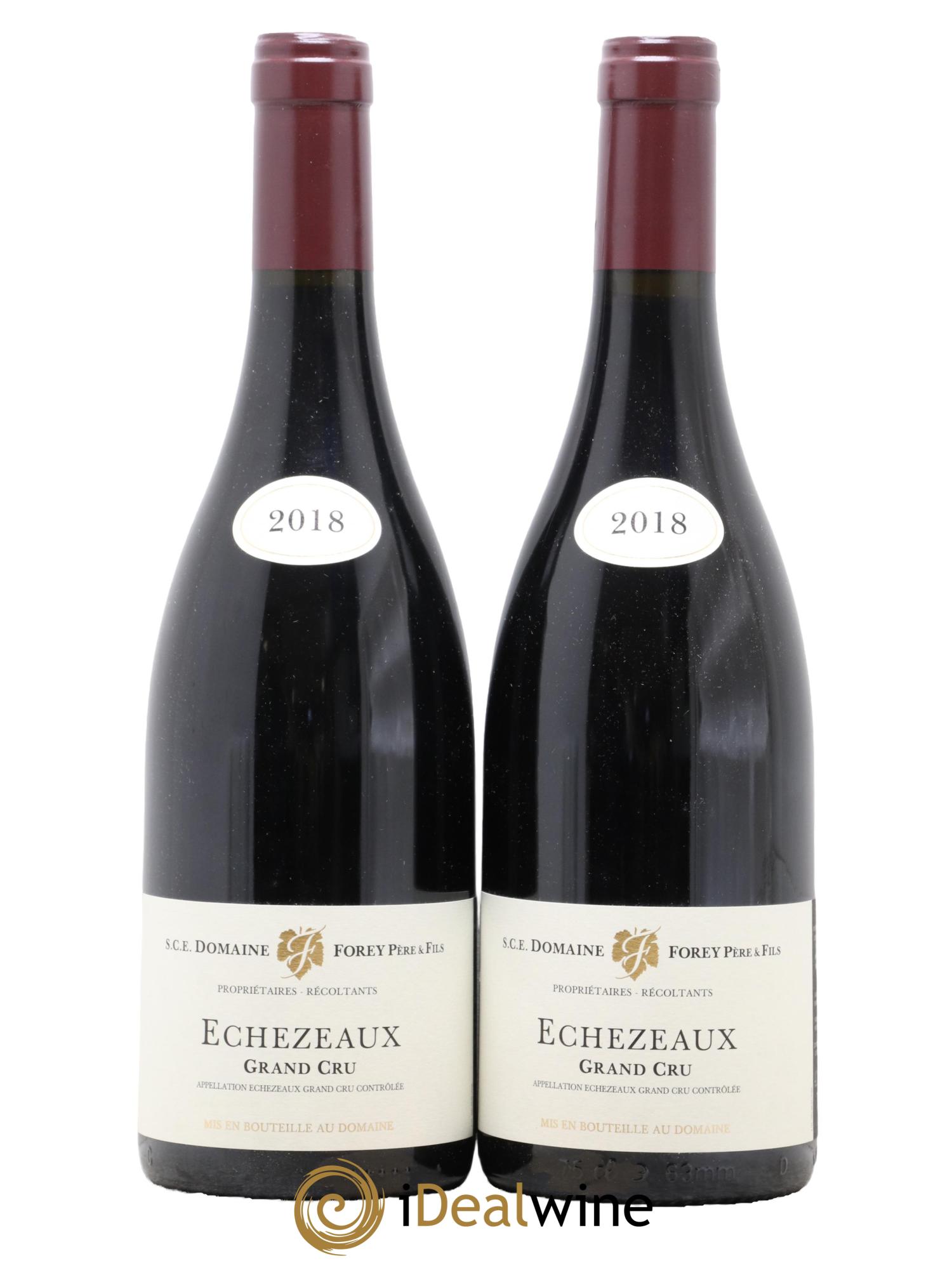 Echezeaux Grand Cru Forey Père et Fils (Domaine) 2018 - Lot of 2 bottles - 0