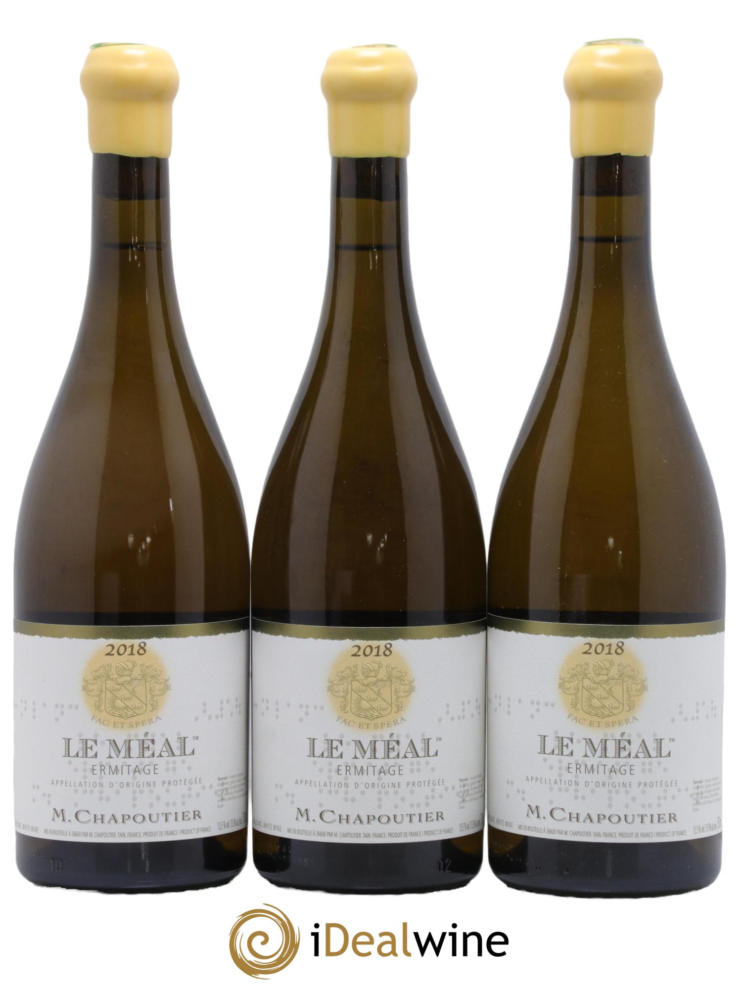 Hermitage Ermitage Le Méal Chapoutier 2018 - Lotto di 6 bottiglie - 2