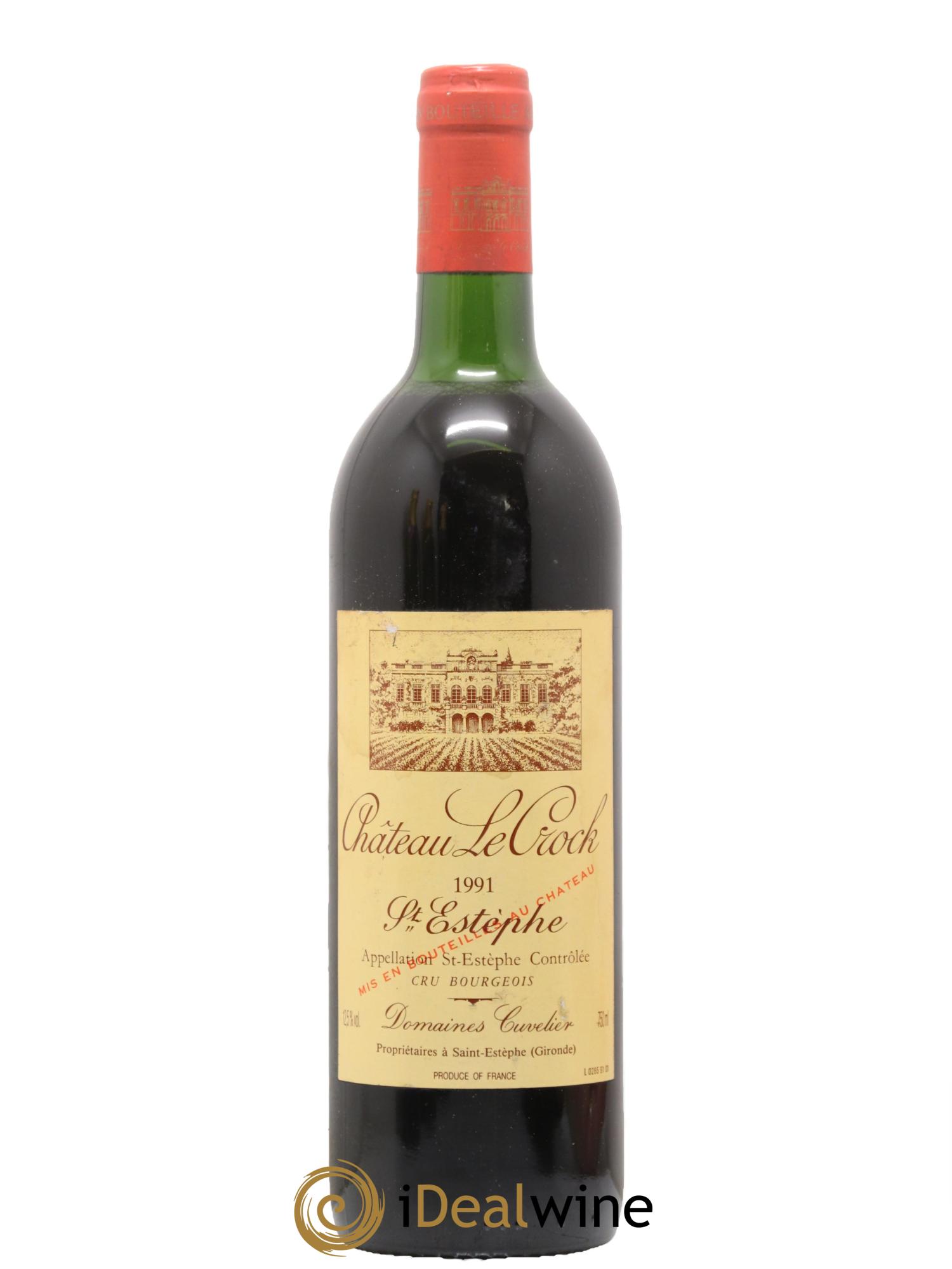 Château le Crock Cru Bourgeois 1991 - Lot of 1 bottle - 0