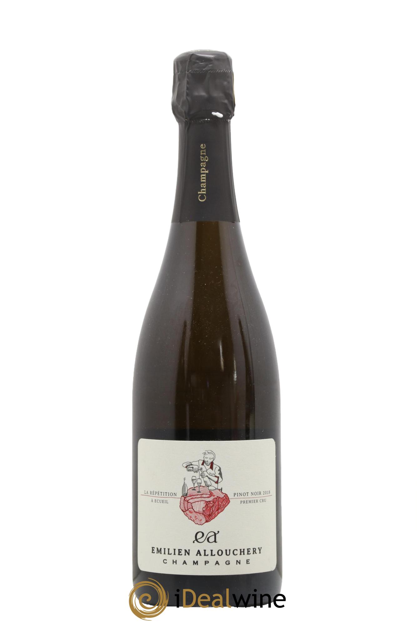 Champagne Premier Cru Pinot Noir La Repetition Maison Emilien Allouchery 2018 - Posten von 1 Flasche - 0