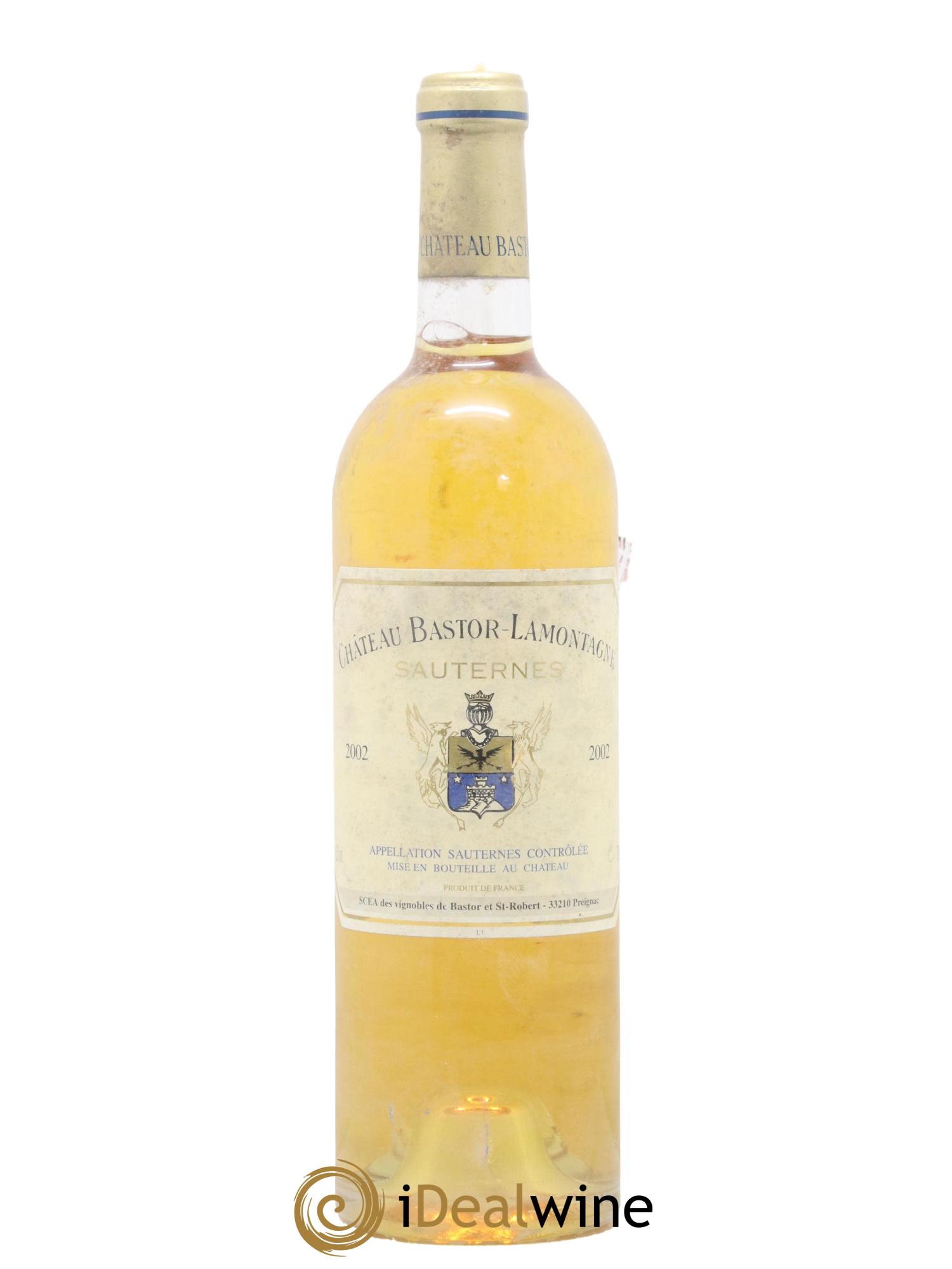 Château Bastor Lamontagne 2002 - Posten von 1 Flasche - 0