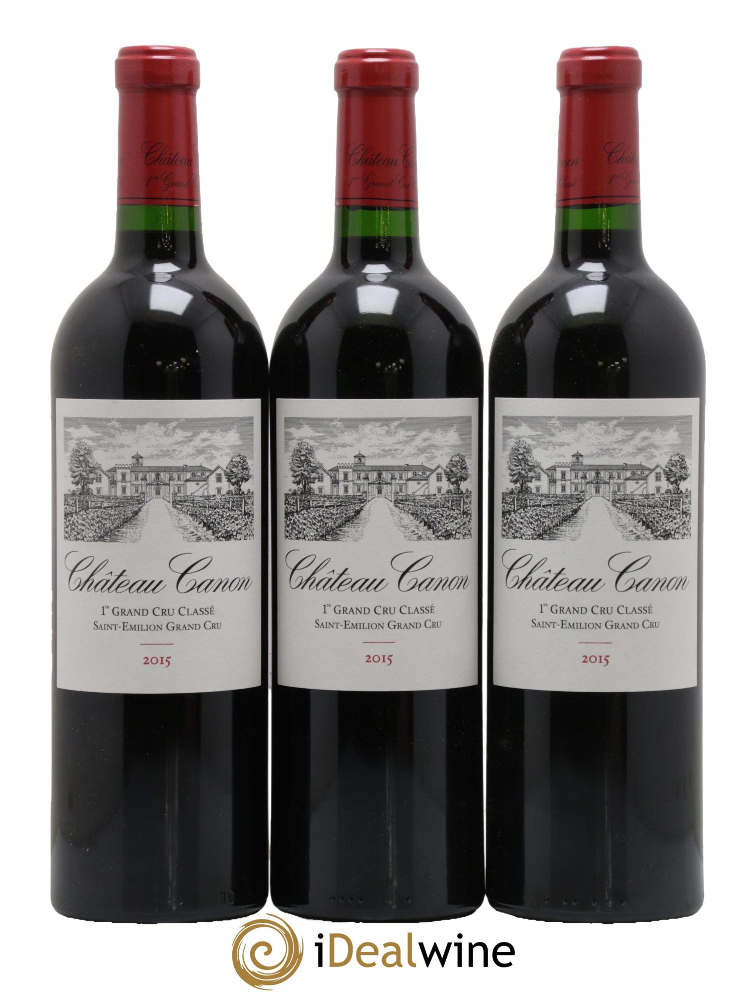 Château Canon 1er Grand Cru Classé B 2015 - Lot de 6 bouteilles - 3