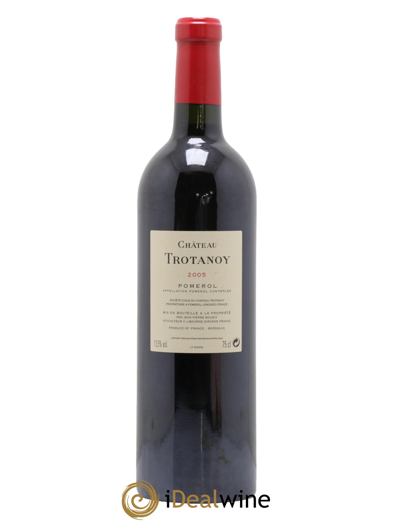 Château Trotanoy 2005 - Lot de 1 bouteille - 1