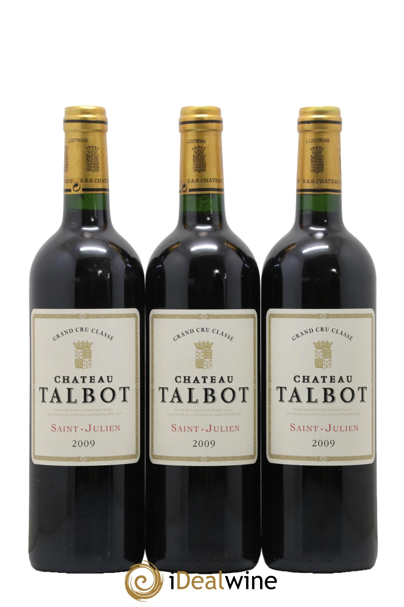 Château Talbot 4ème Grand Cru Classé 2009 - Lot of 6 bottles - 2