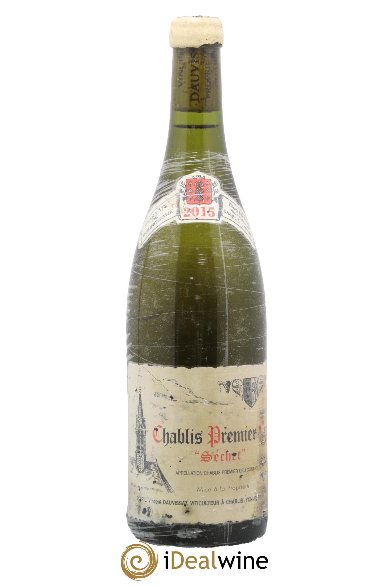 Chablis 1er Cru Séchet Vincent Dauvissat (Domaine) 2015 - Lot de 1 bouteille - 0