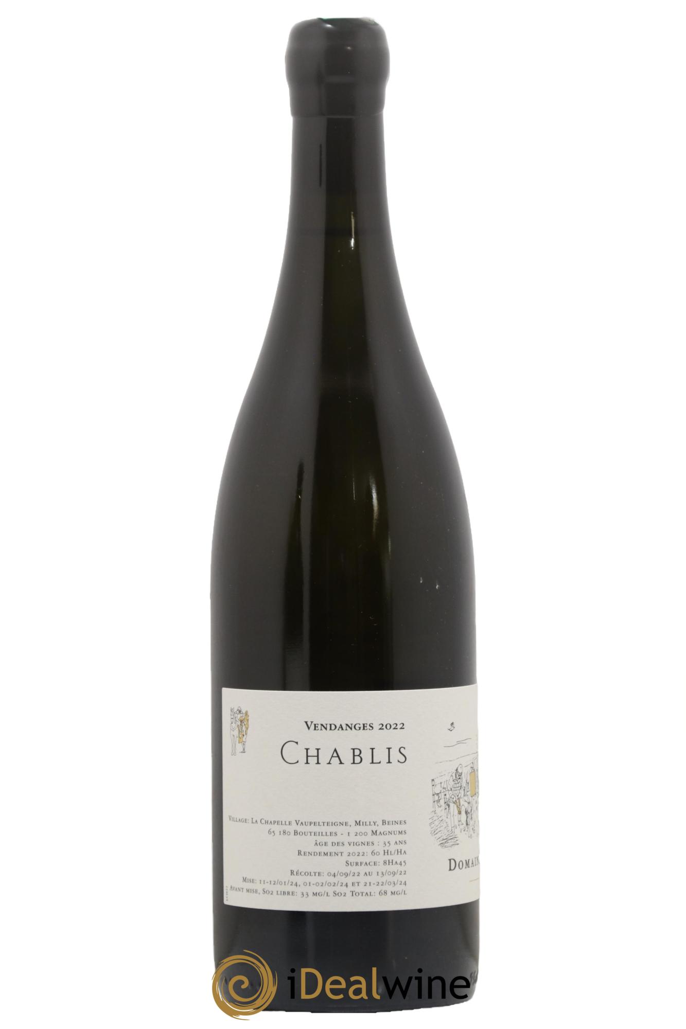 Chablis Jean Dauvissat 2022 - Posten von 1 Flasche - 1