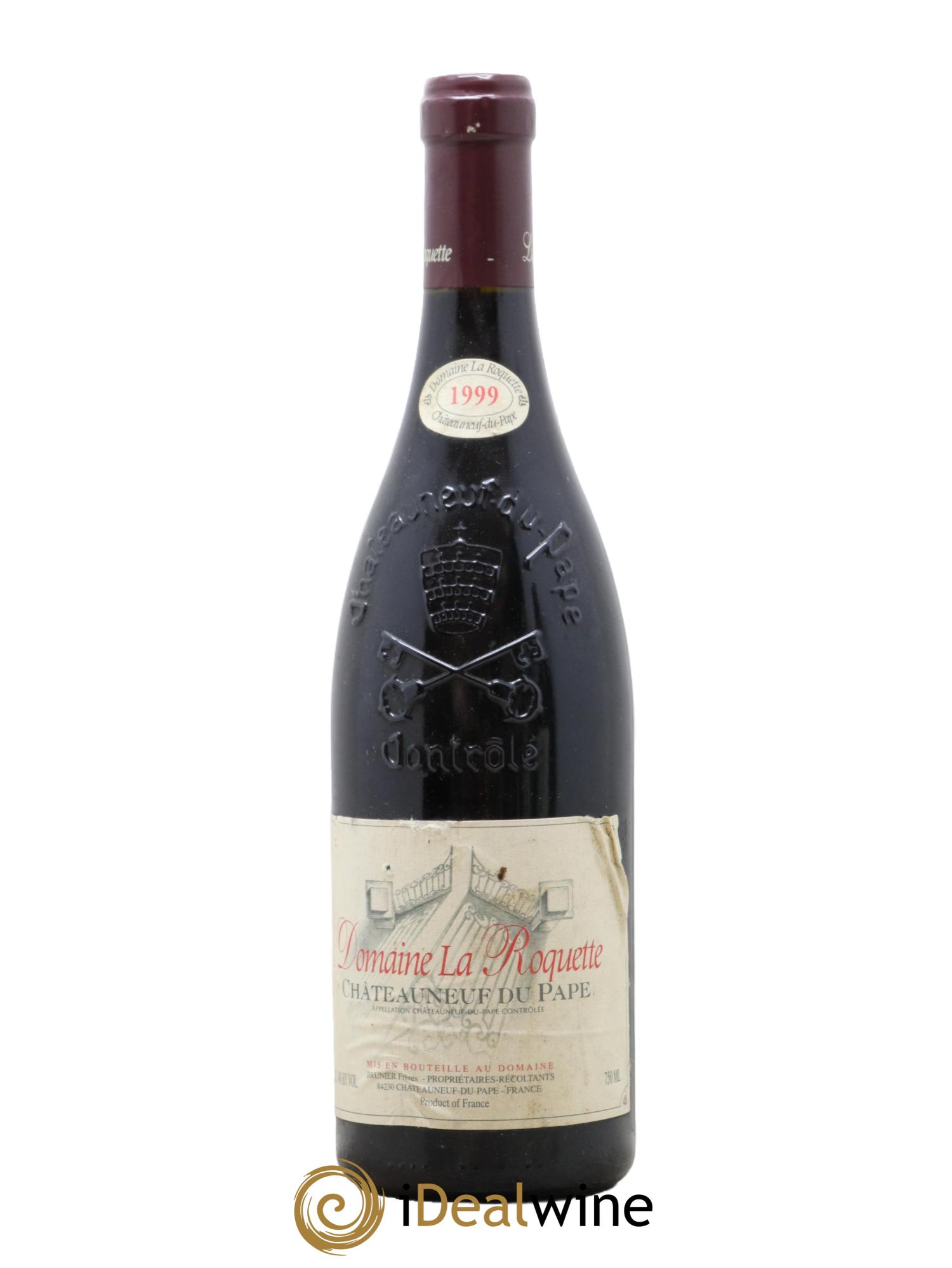 Châteauneuf-du-Pape La Roquète - Anciennement La Roquette (Domaine de) Vignobles Brunier 1999 - Lotto di 1 bottiglia - 0