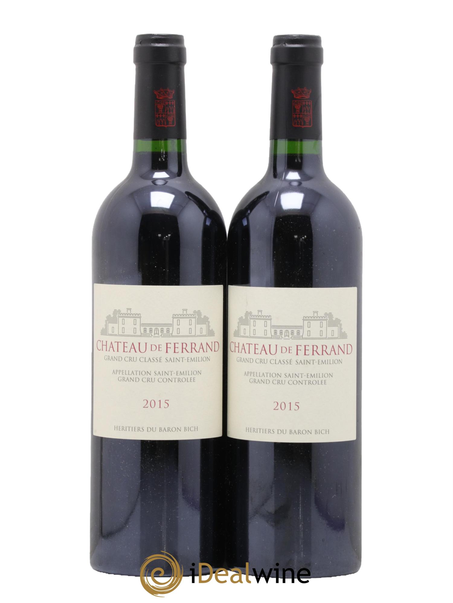 Château de Ferrand Grand Cru Classé 2015 - Lot of 2 bottles - 0