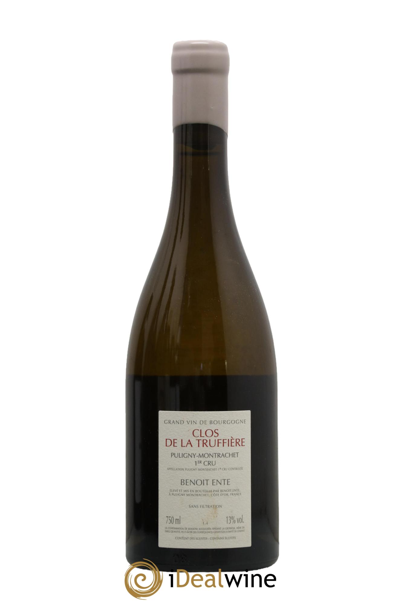 Puligny-Montrachet 1er Cru Clos de la Truffière Benoit Ente 2019 - Lot of 1 bottle - 1