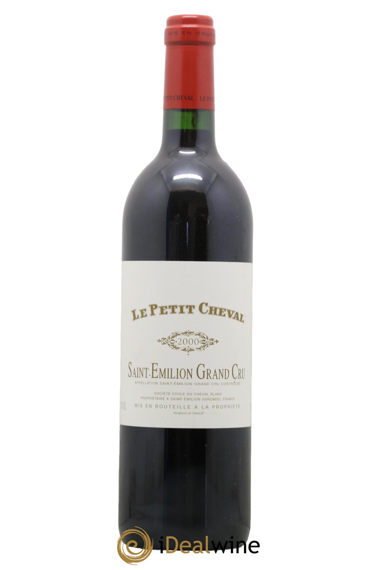 Le Petit Cheval Second Vin 2000 - Lot de 1 bouteille - 0