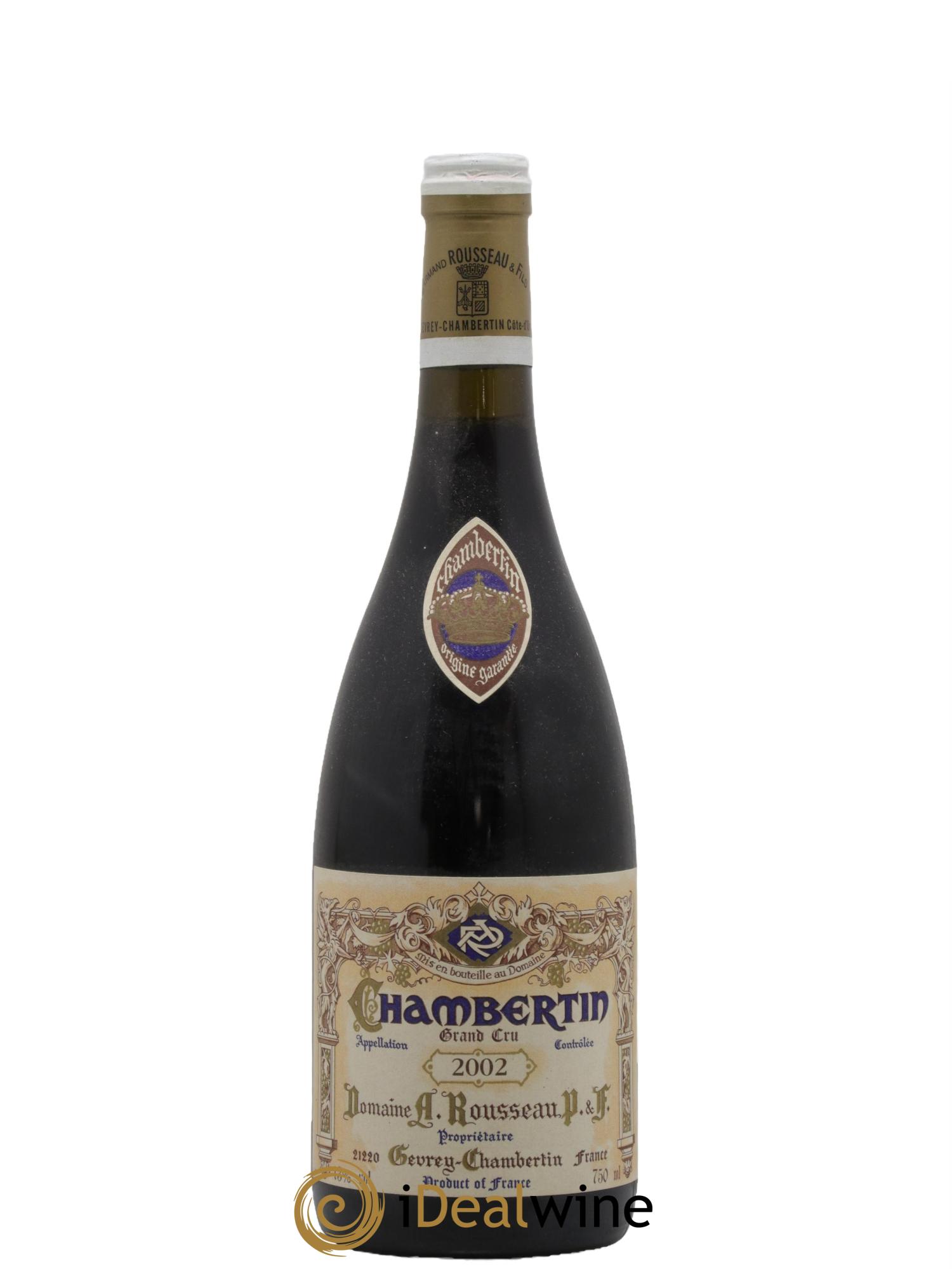 Chambertin Grand Cru Armand Rousseau (Domaine) 2002 - Lotto di 1 bottiglia - 0