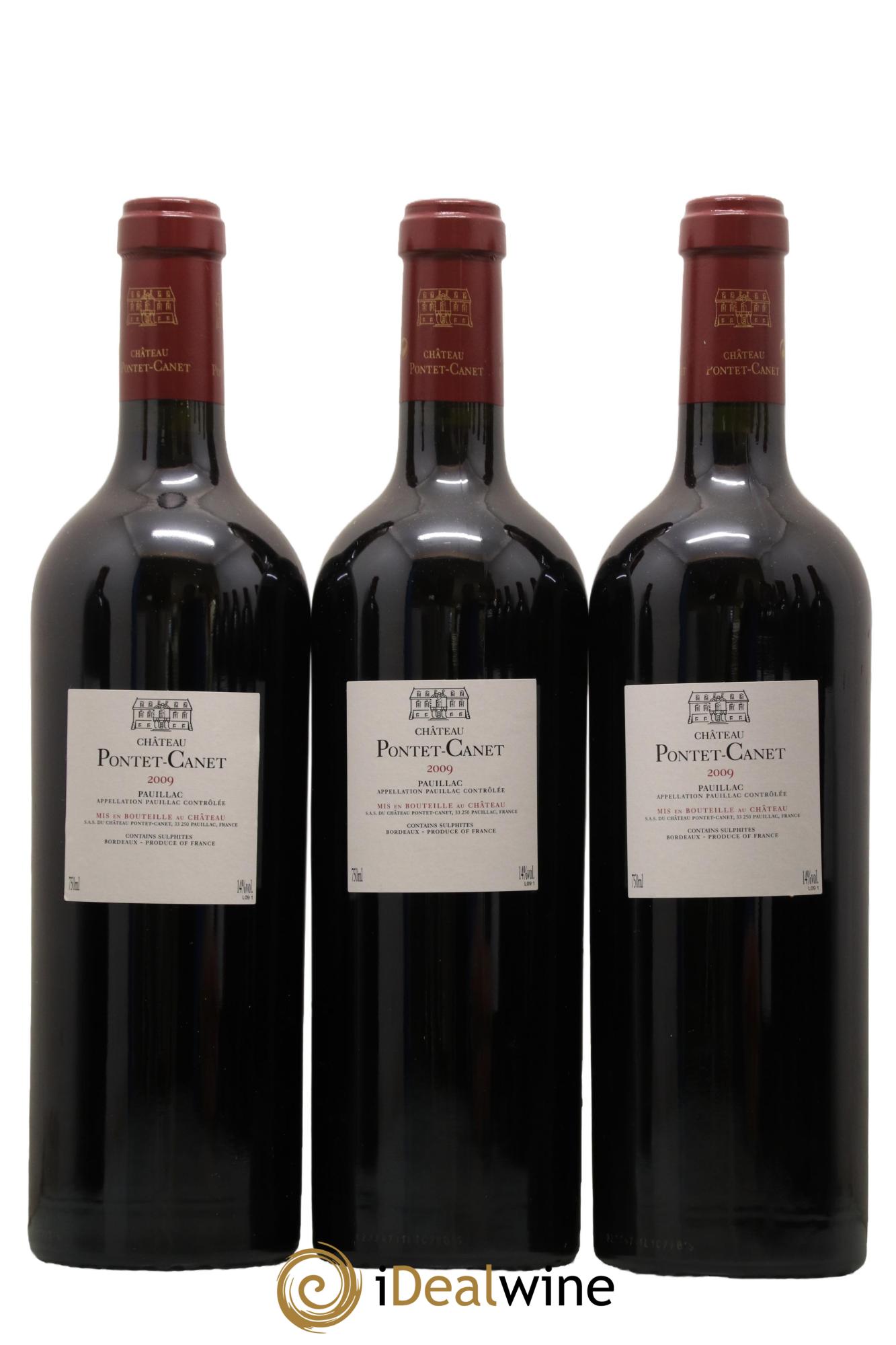 Château Pontet Canet 5ème Grand Cru Classé 2009 - Lotto di 12 bottiglie - 4