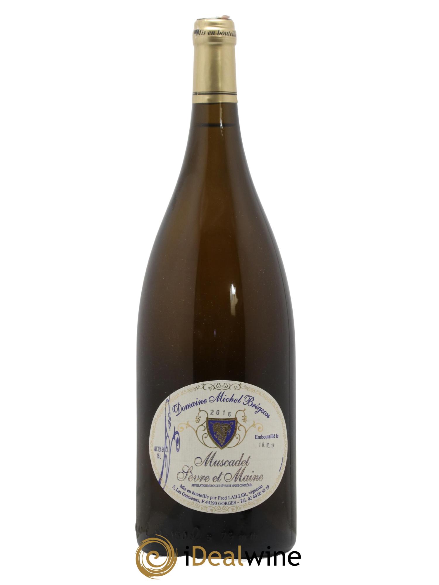 Muscadet-Sèvre-et-Maine André-Michel Bregeon (Domaine) 2016 - Posten von 1 Magnum - 0