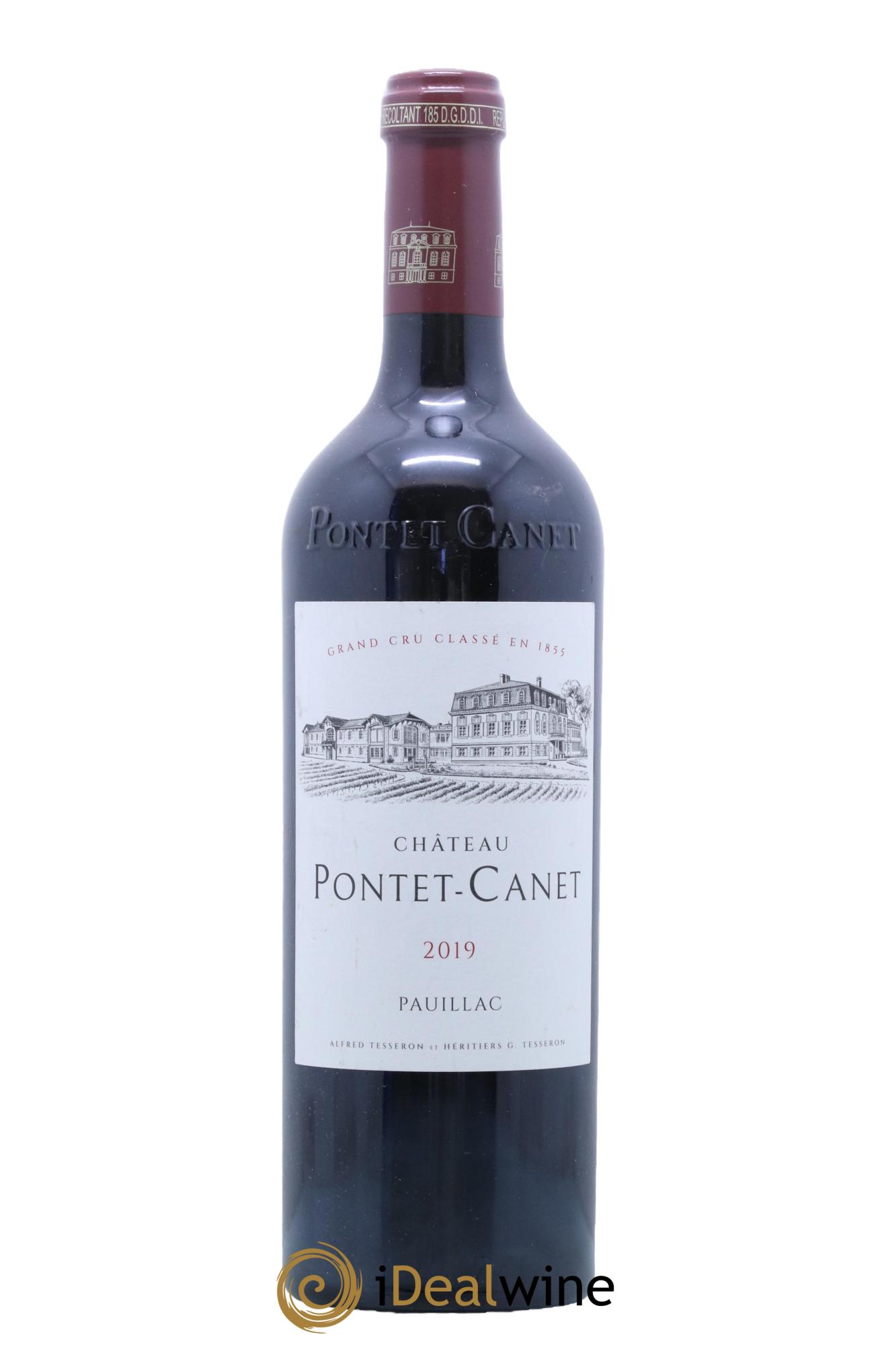 Château Pontet Canet 5ème Grand Cru Classé 2019 - Lot de 1 bouteille - 0