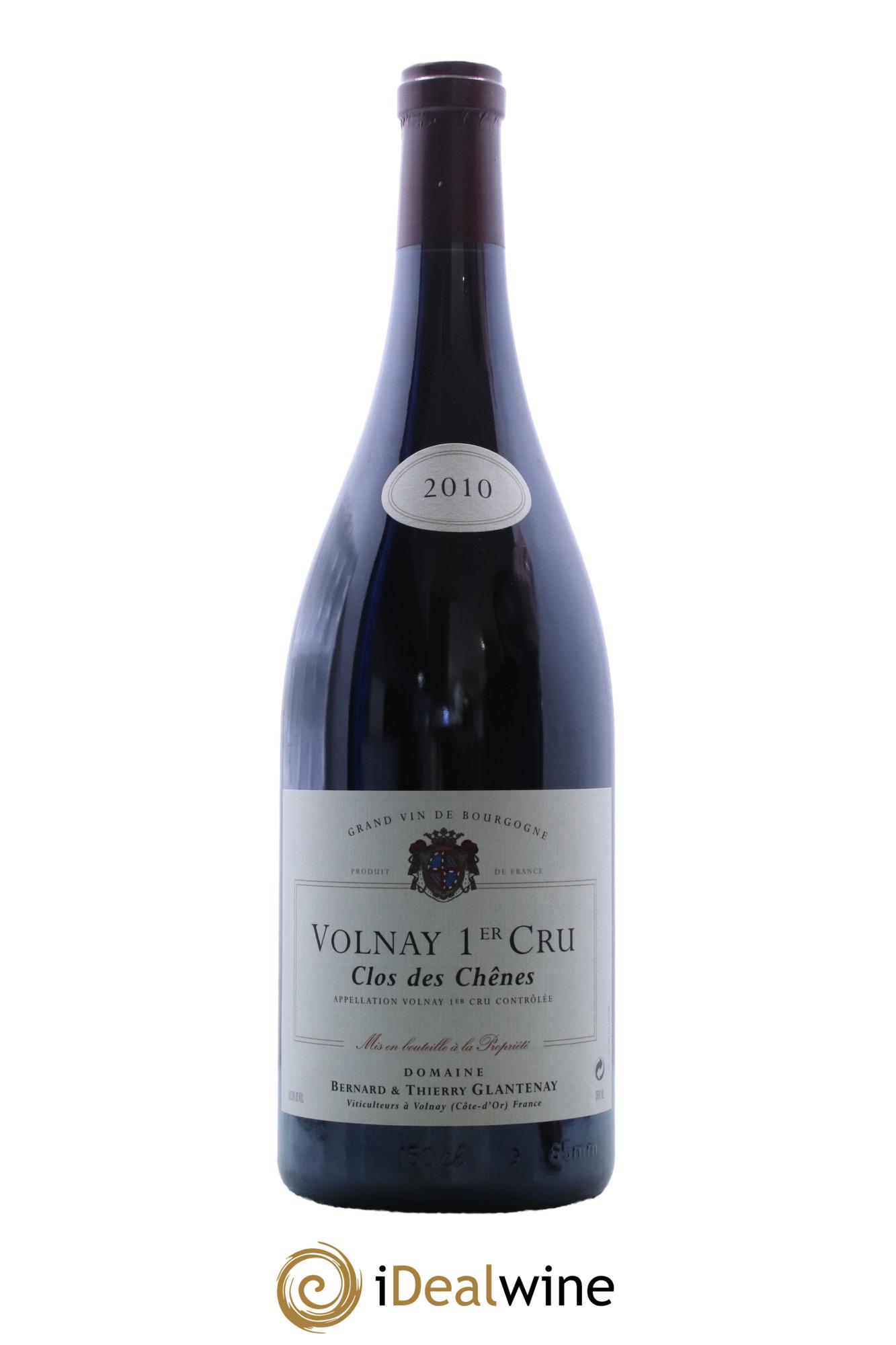 Volnay 1er Cru Clos des Chênes Bernard et Thierry Glantenay (Domaine)  2010 - Lot of 1 magnum - 0