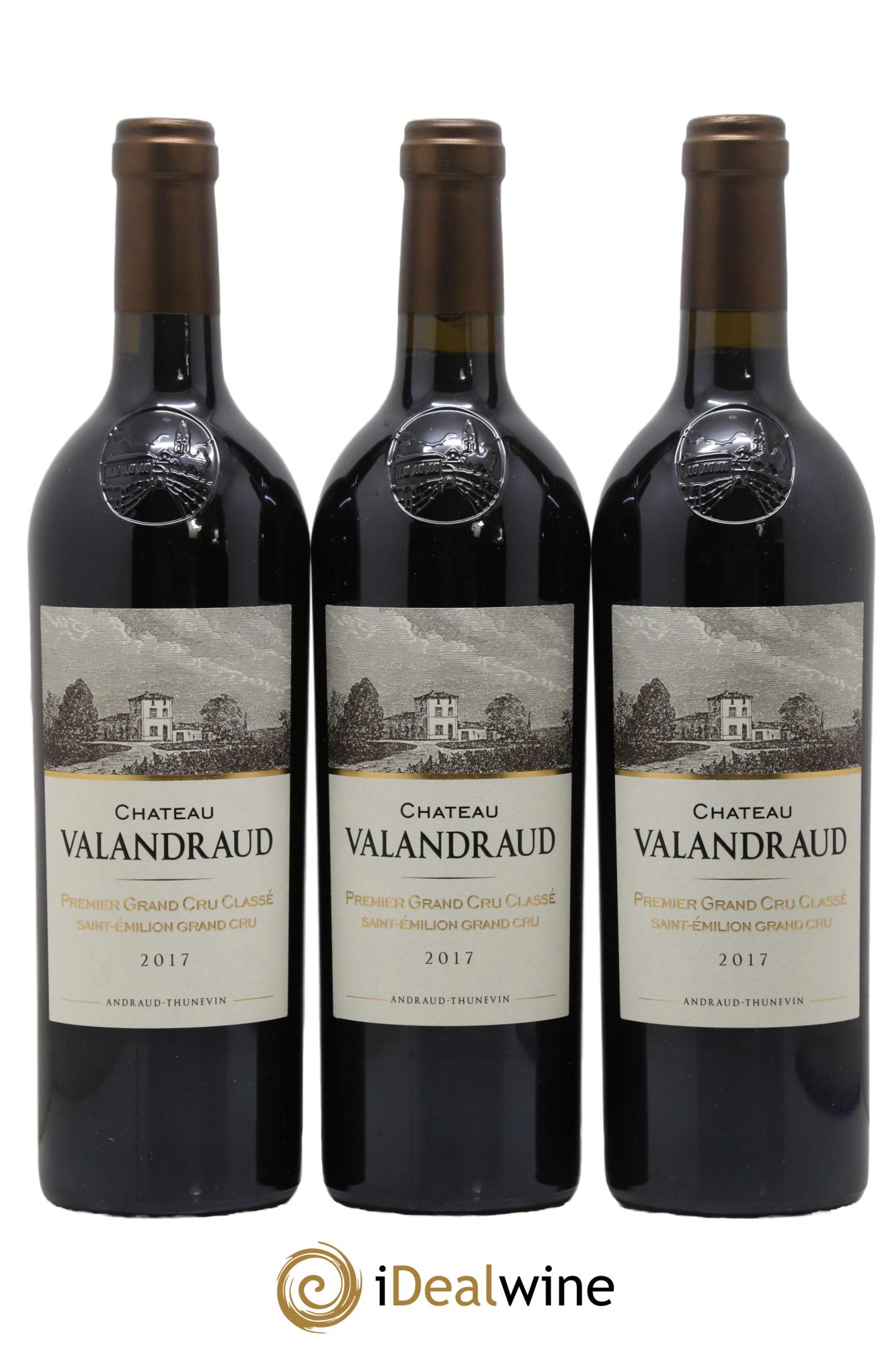 Château de Valandraud 1er Grand Cru Classé B depuis 2012  2017 - Lot of 6 bottles - 1