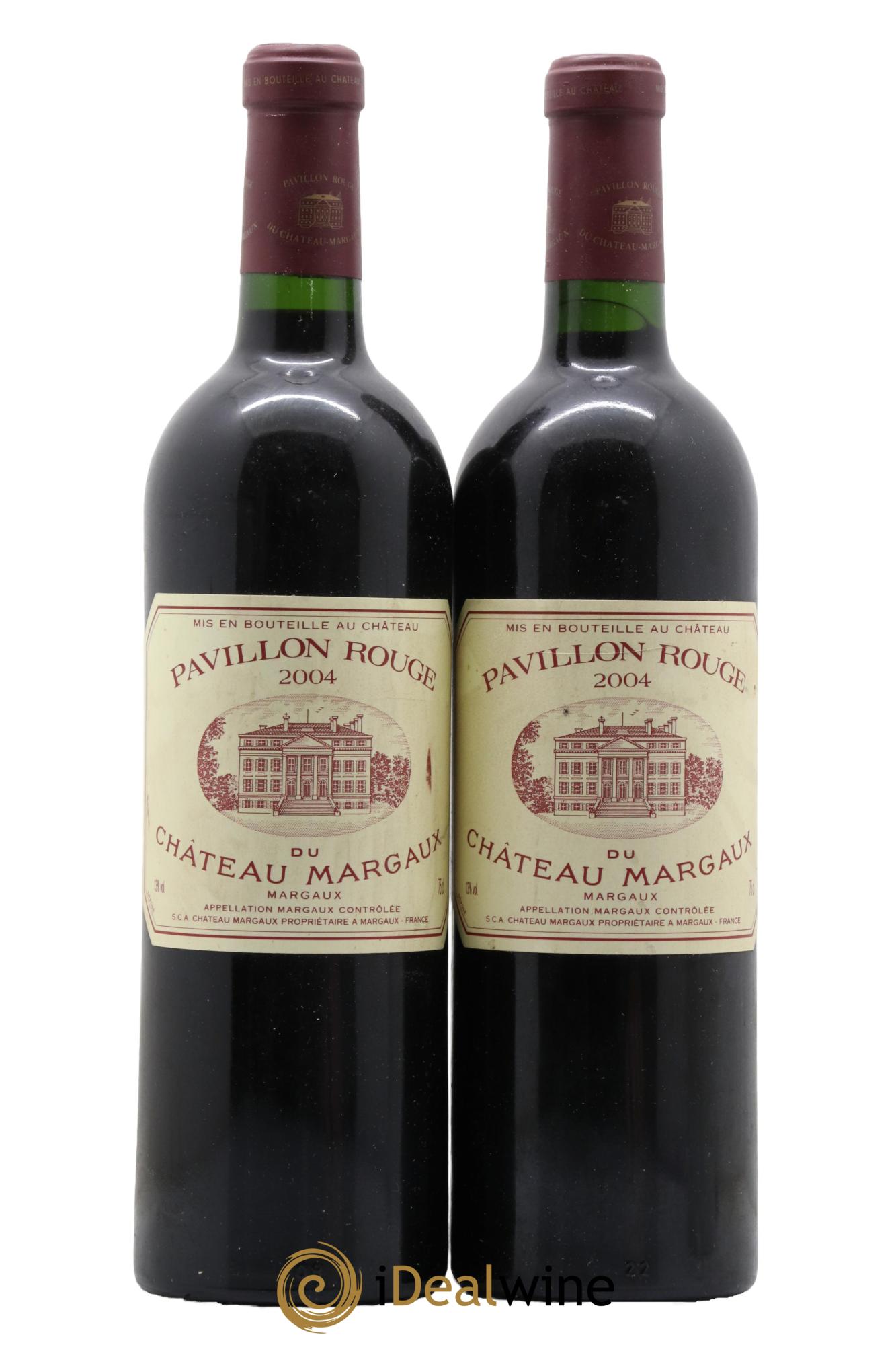 Pavillon Rouge du Château Margaux Second Vin 2004 - Lot of 2 bottles - 0