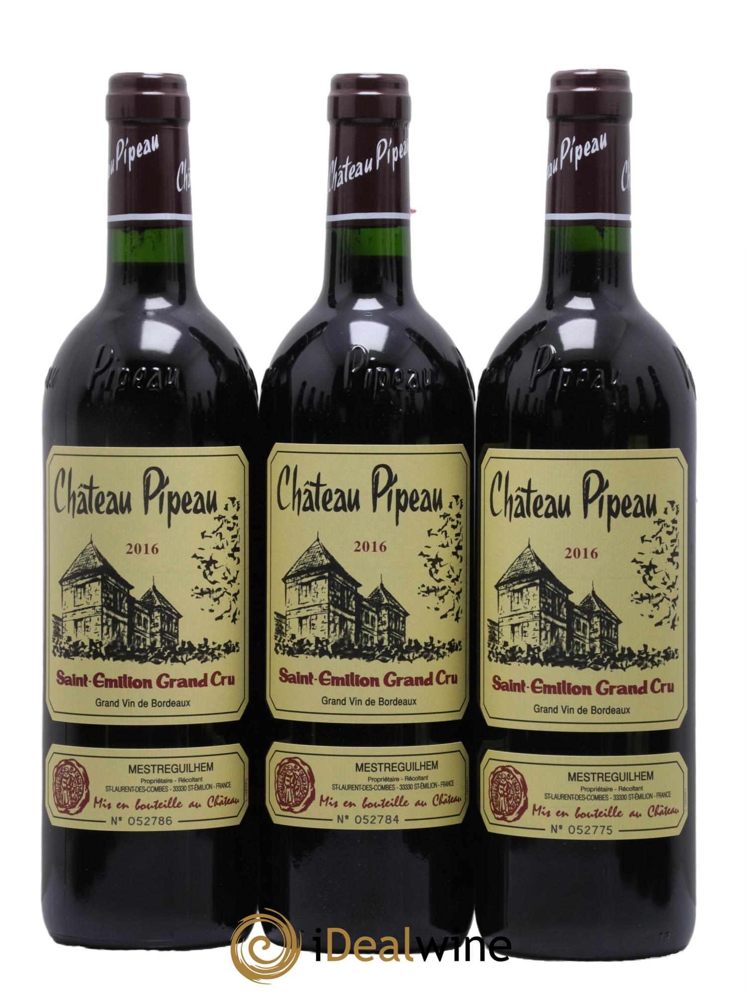 Château Pipeau 2016 - Posten von 12 Flaschen - 3